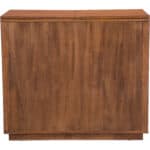 Modern Walnut Bar Cabinet with Wine Rack and Storage Shelves 16 Modern Walnut Bar Cabinet with Wine Rack and Storage Shelves
