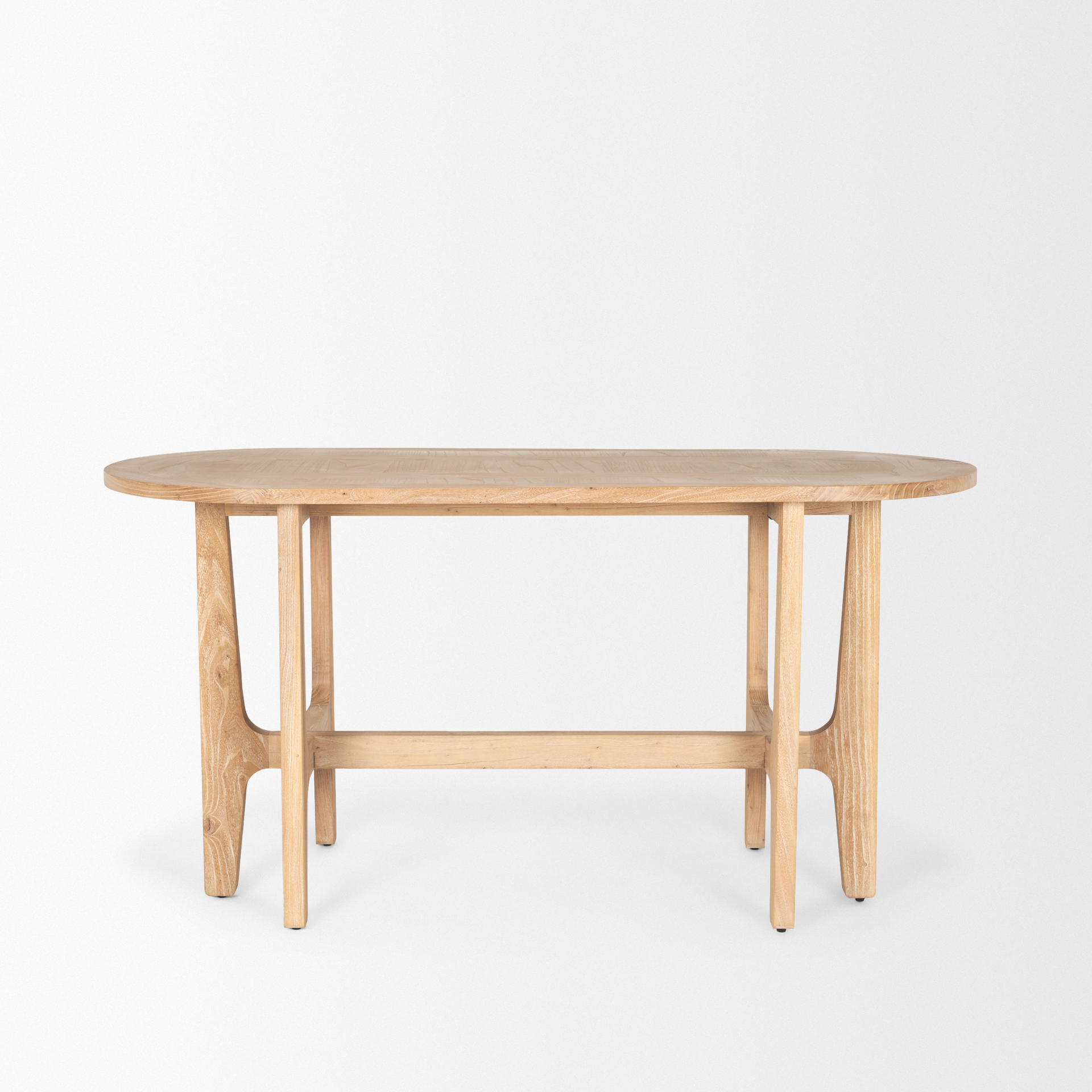 taylin light brown solid wood desk