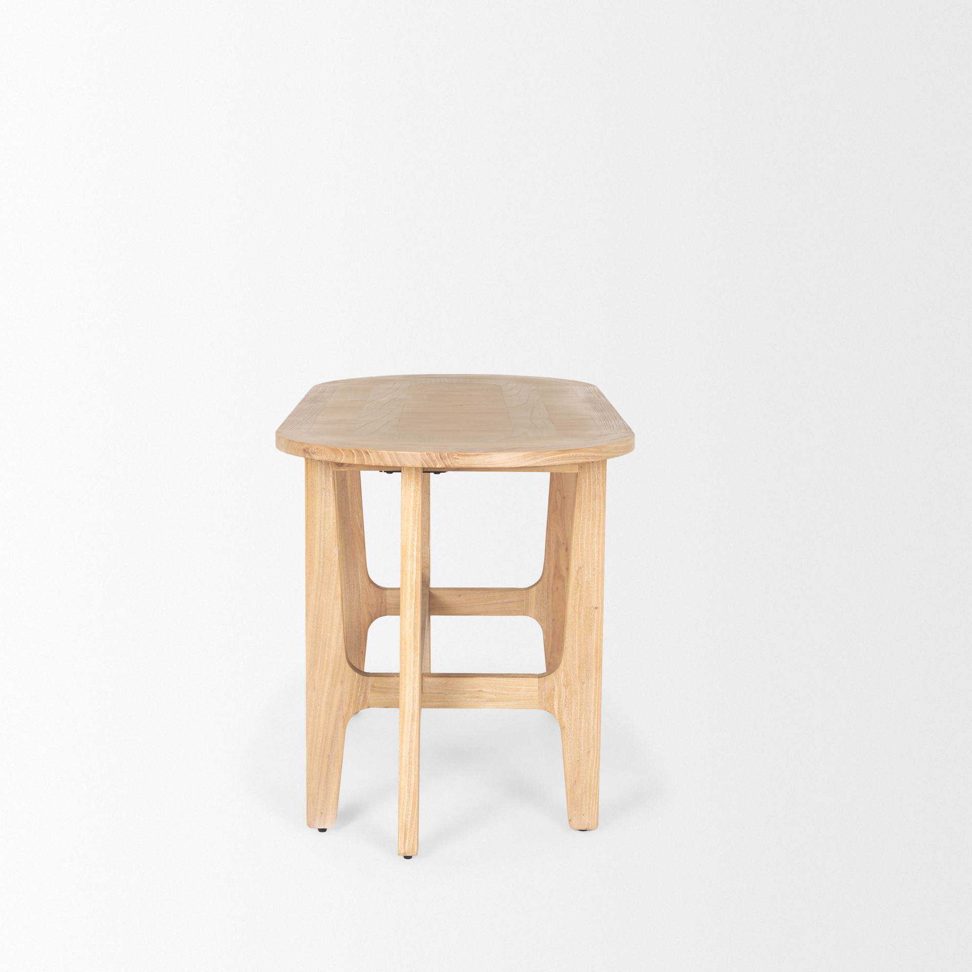 taylin light brown solid wood desk