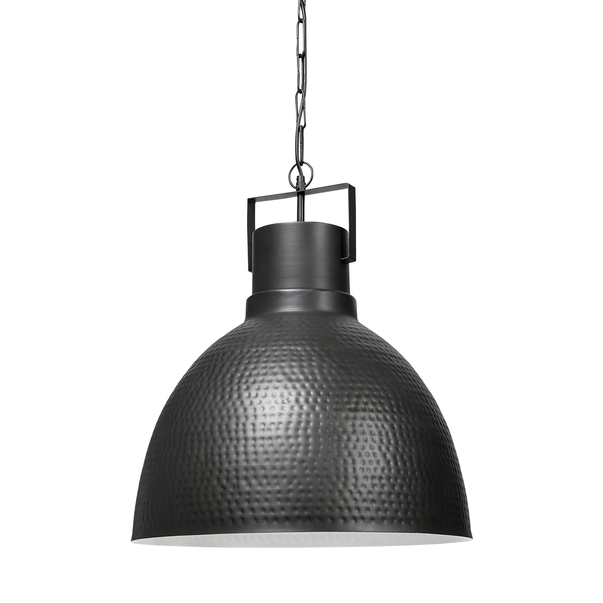 minerva 19x22 metallic gray hammered detail pendant light