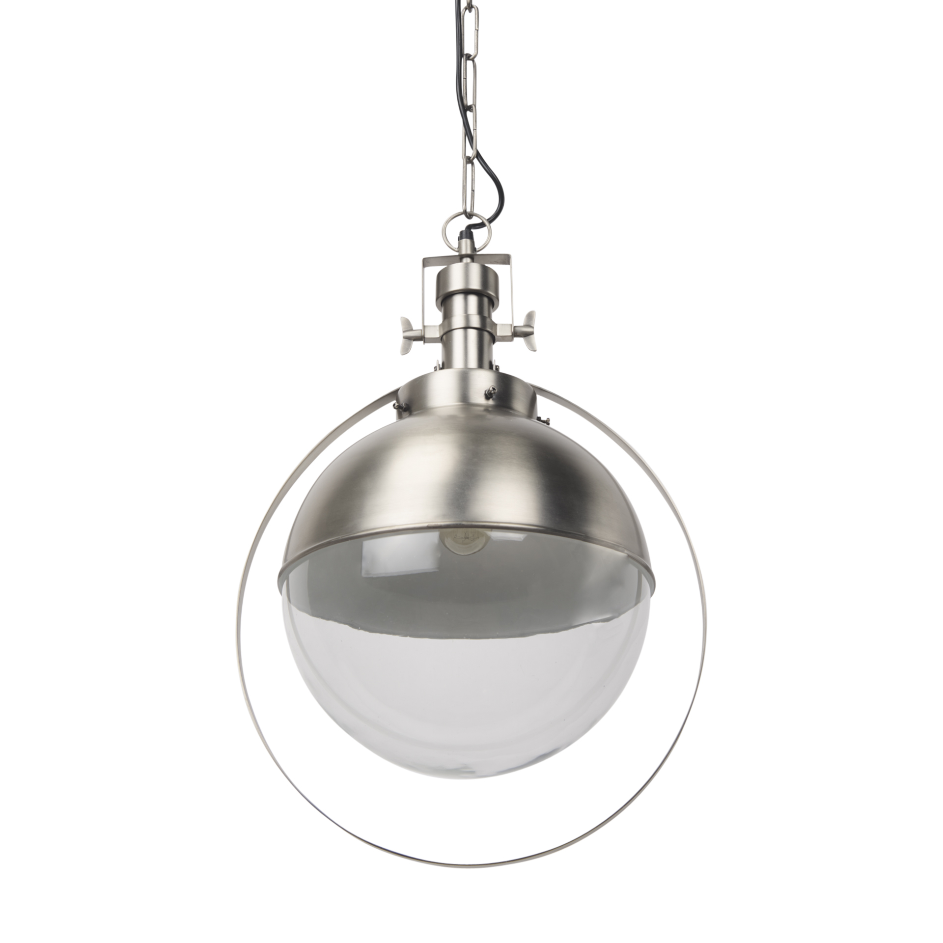 leighton 15.0l x 15.0w x 20.0h antique nickel pendant light