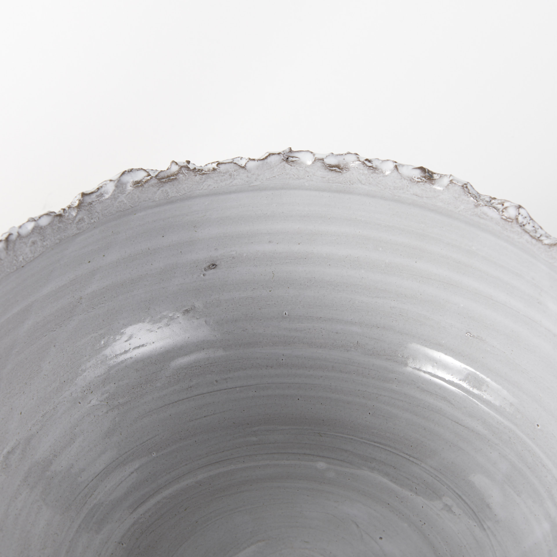 larsen 13l x 13w white ceramic large decorative bowl