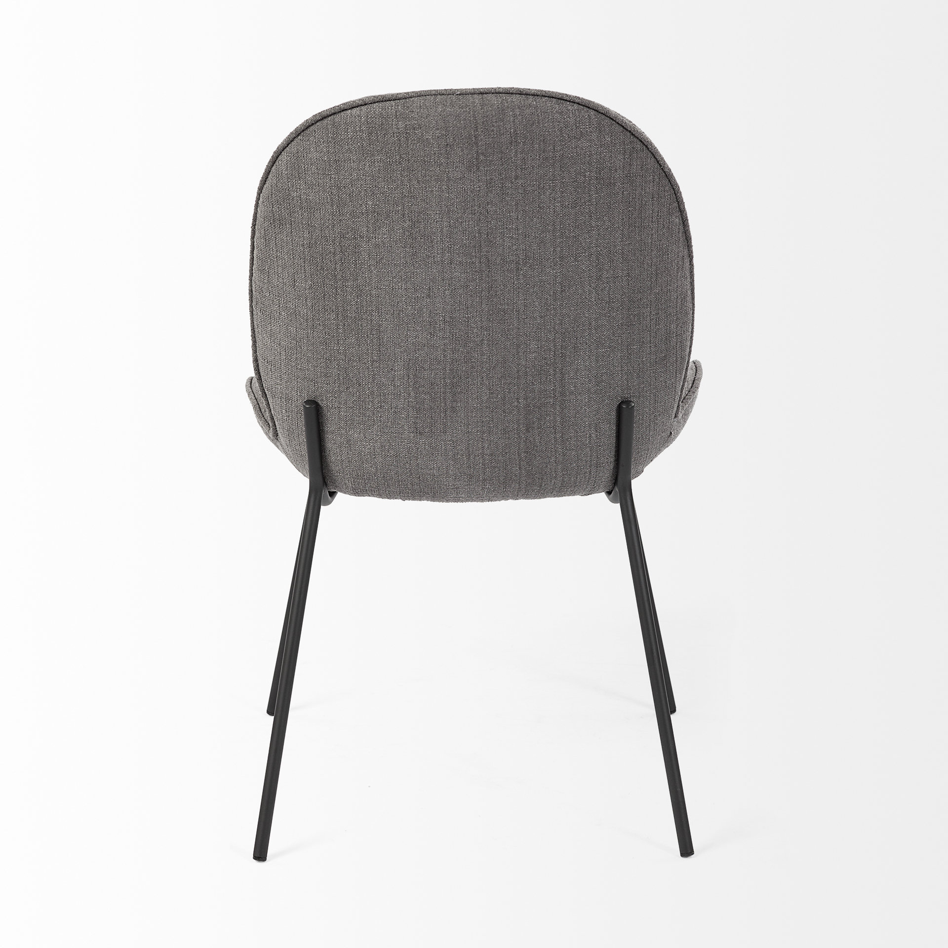 inala grey seat metal frame dining chair