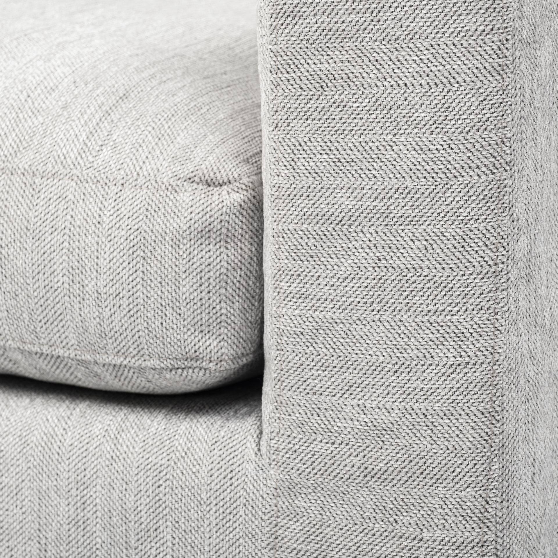 denly ii 92.5 x 38.25 x 34.5 frost gray slipcover three seater sofa