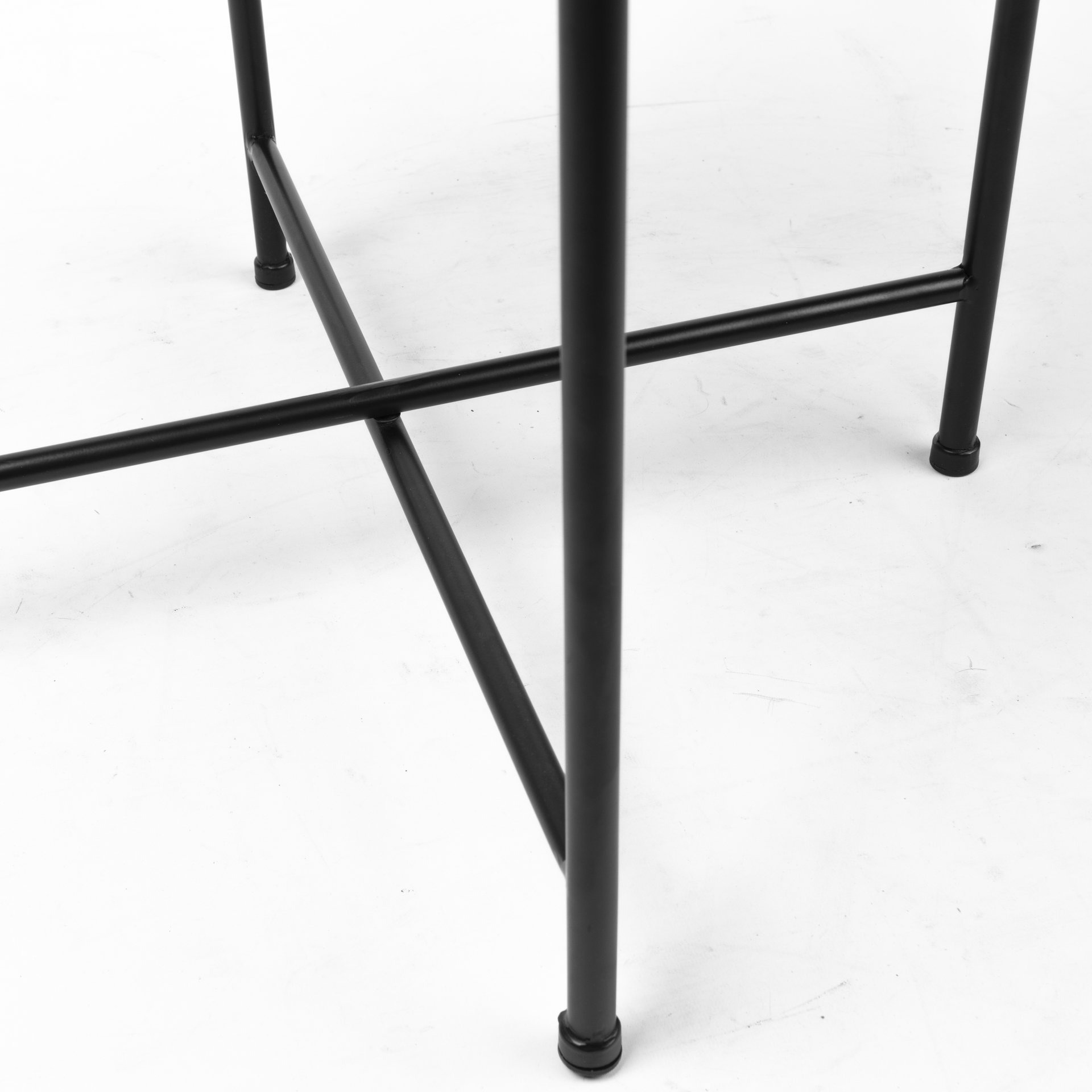 samantha (small) black mirror top accent table
