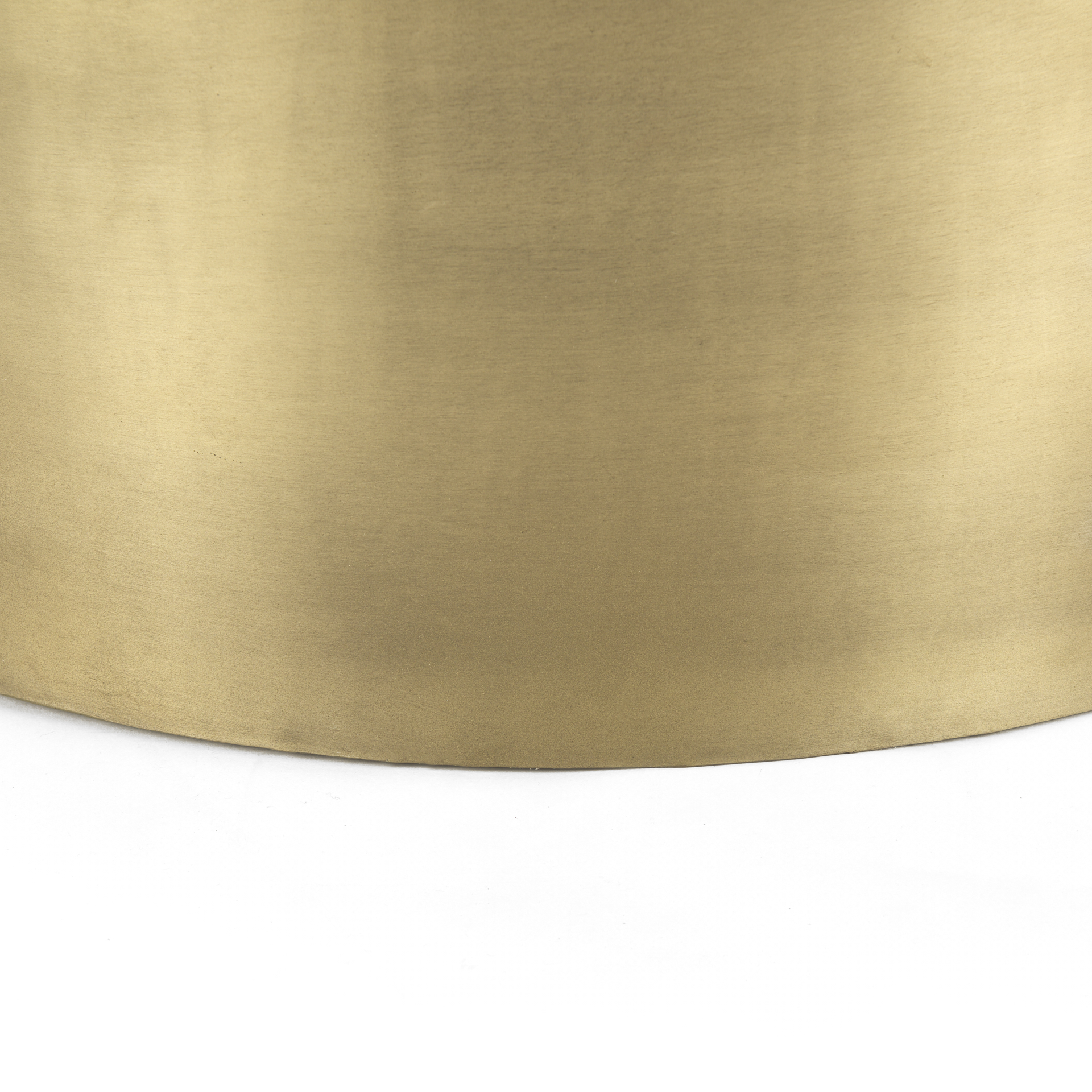 eclipse antique brass metal drum base w/ dark brown wood top nested coffee table