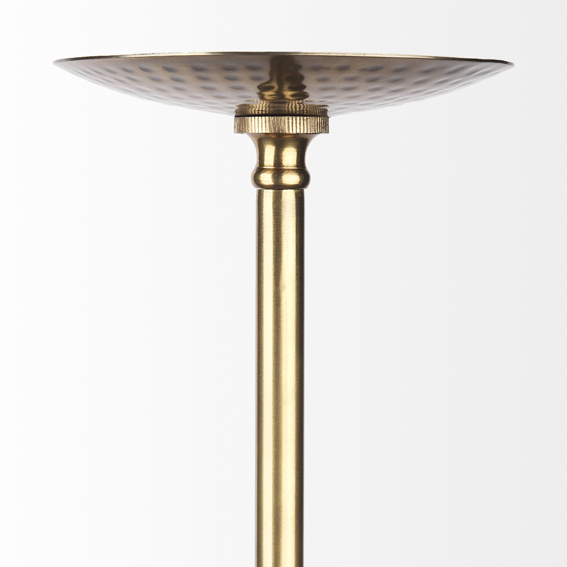 garnet 13l x 13w gold hammered metal pendant light