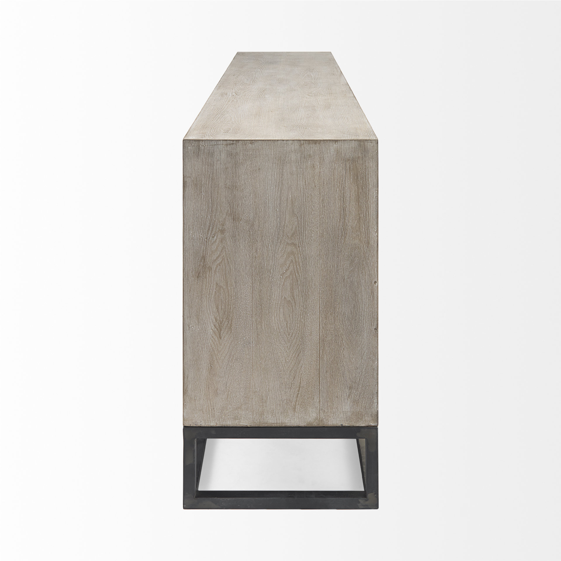 genevieve ii light brown fir veneer 9 drawer sideboard