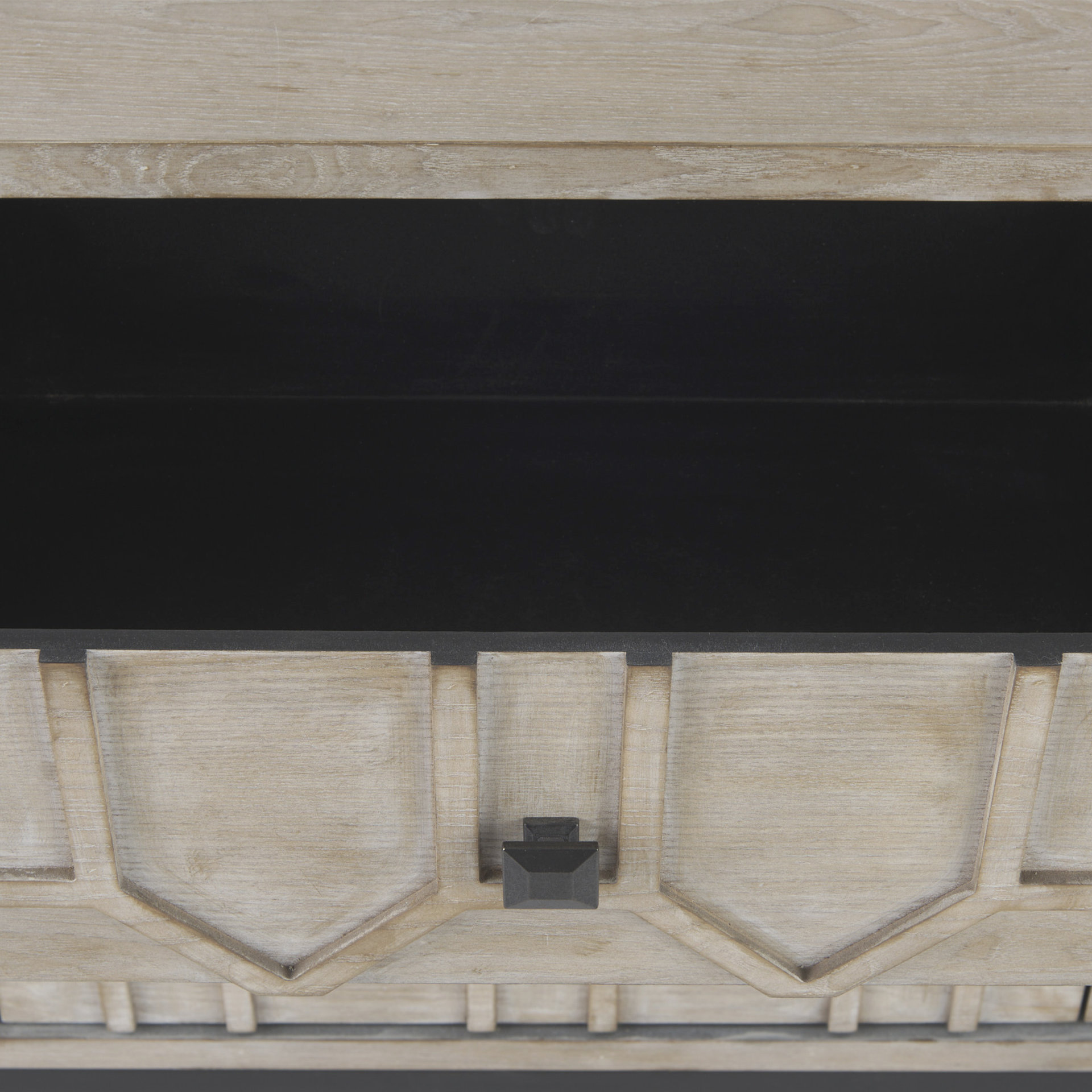 genevieve ii light brown fir veneer 9 drawer sideboard