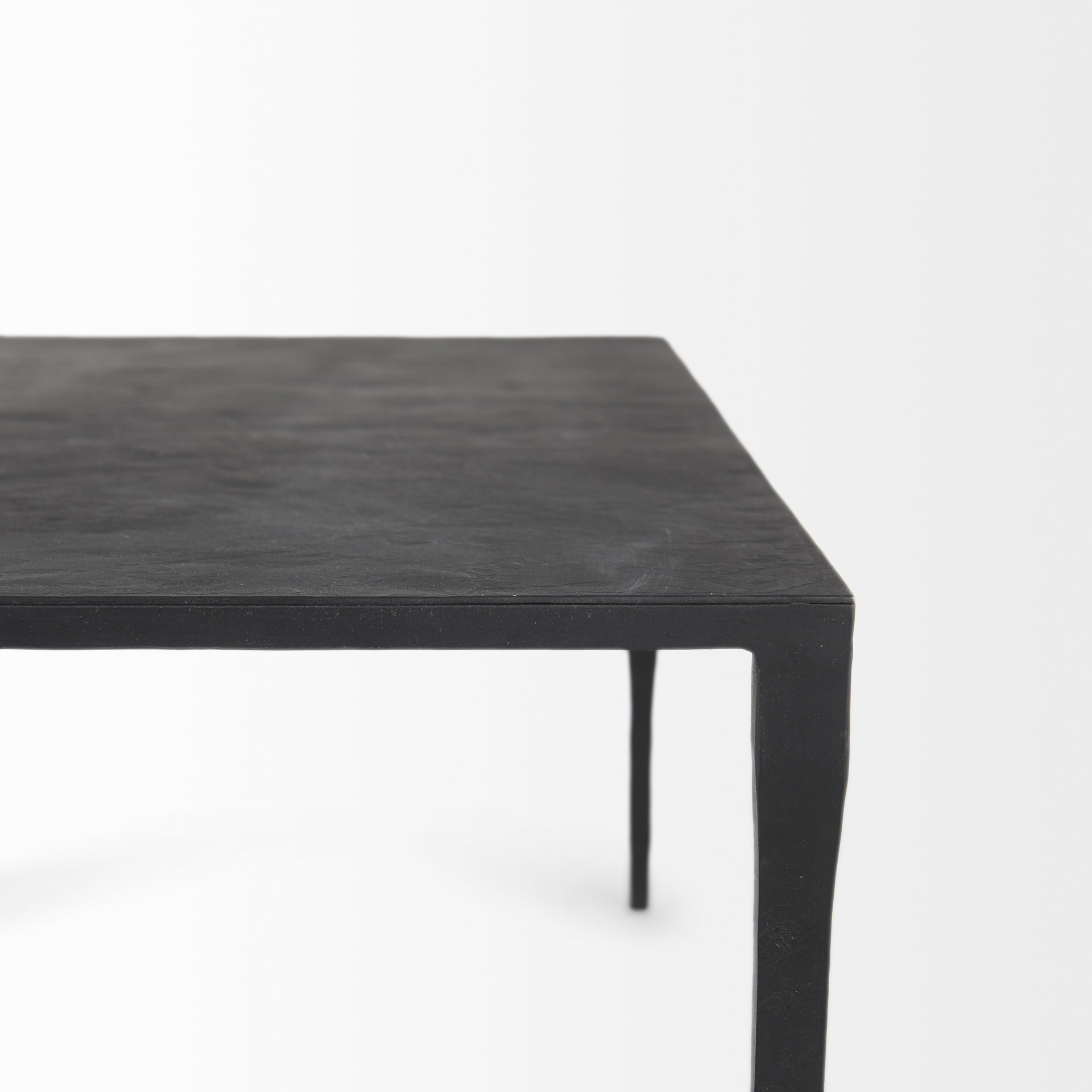 timothy 42.0 x 22.0 x 15.5 ebony black iron coffee table