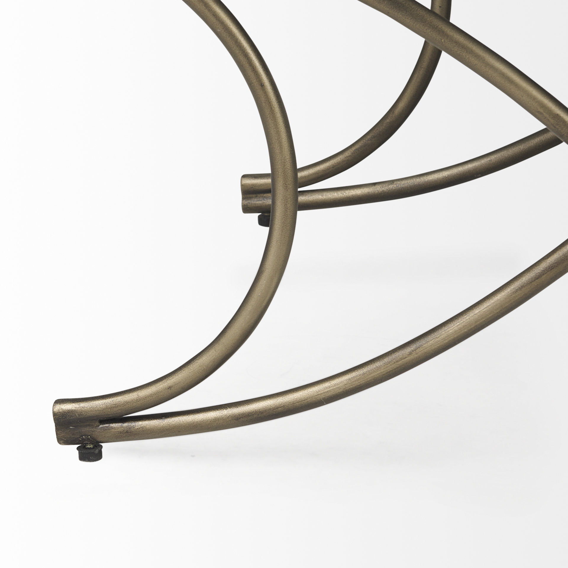 ayla 55l x 17.6w x 18h light and dark gray fabric seat w/ antique gold metal frame bench
