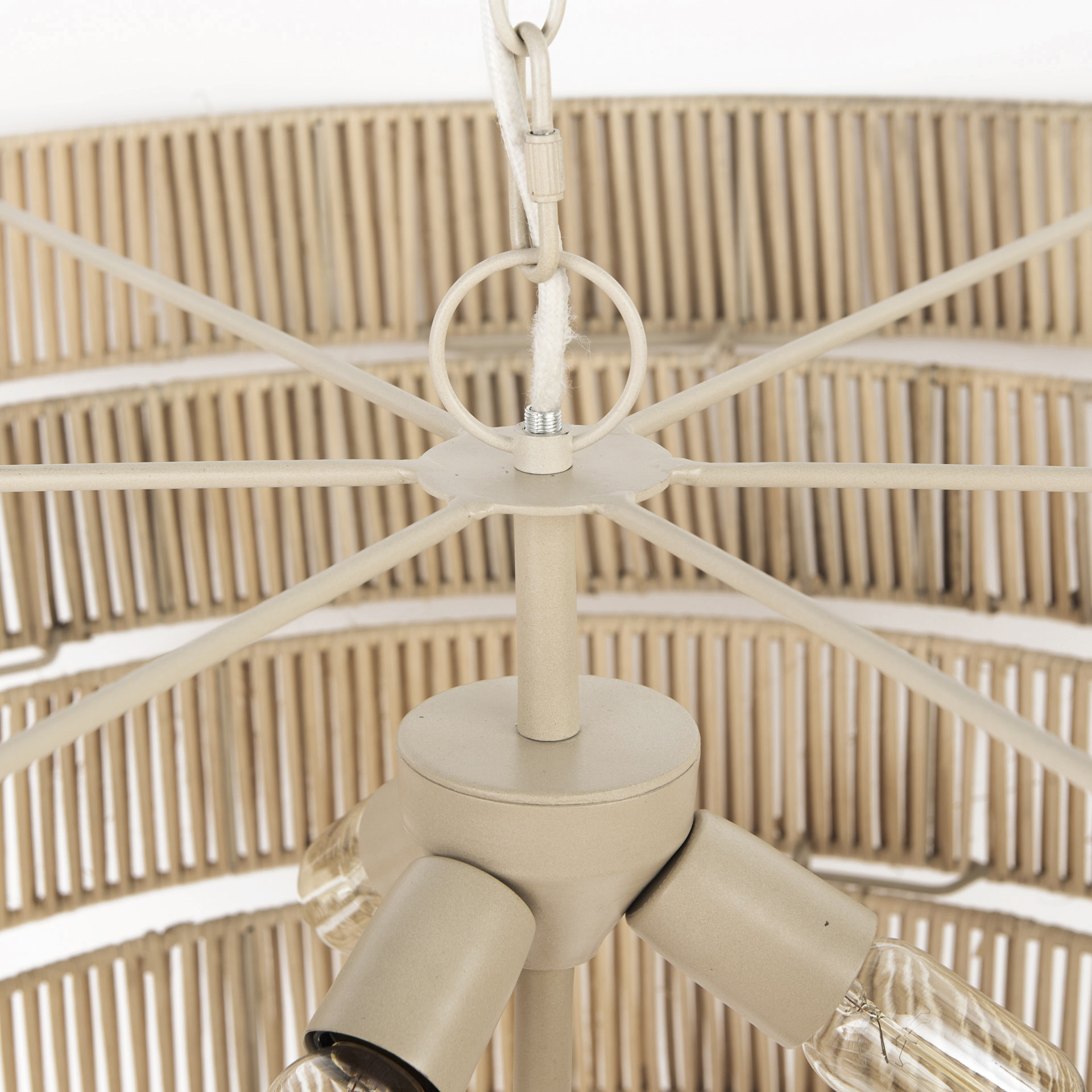 marimba 40 l x 40 w x 24 h natural cane 6 tier chandelier