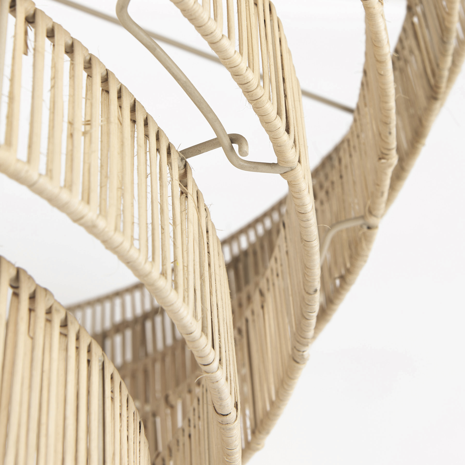 marimba 40 l x 40 w x 24 h natural cane 6 tier chandelier