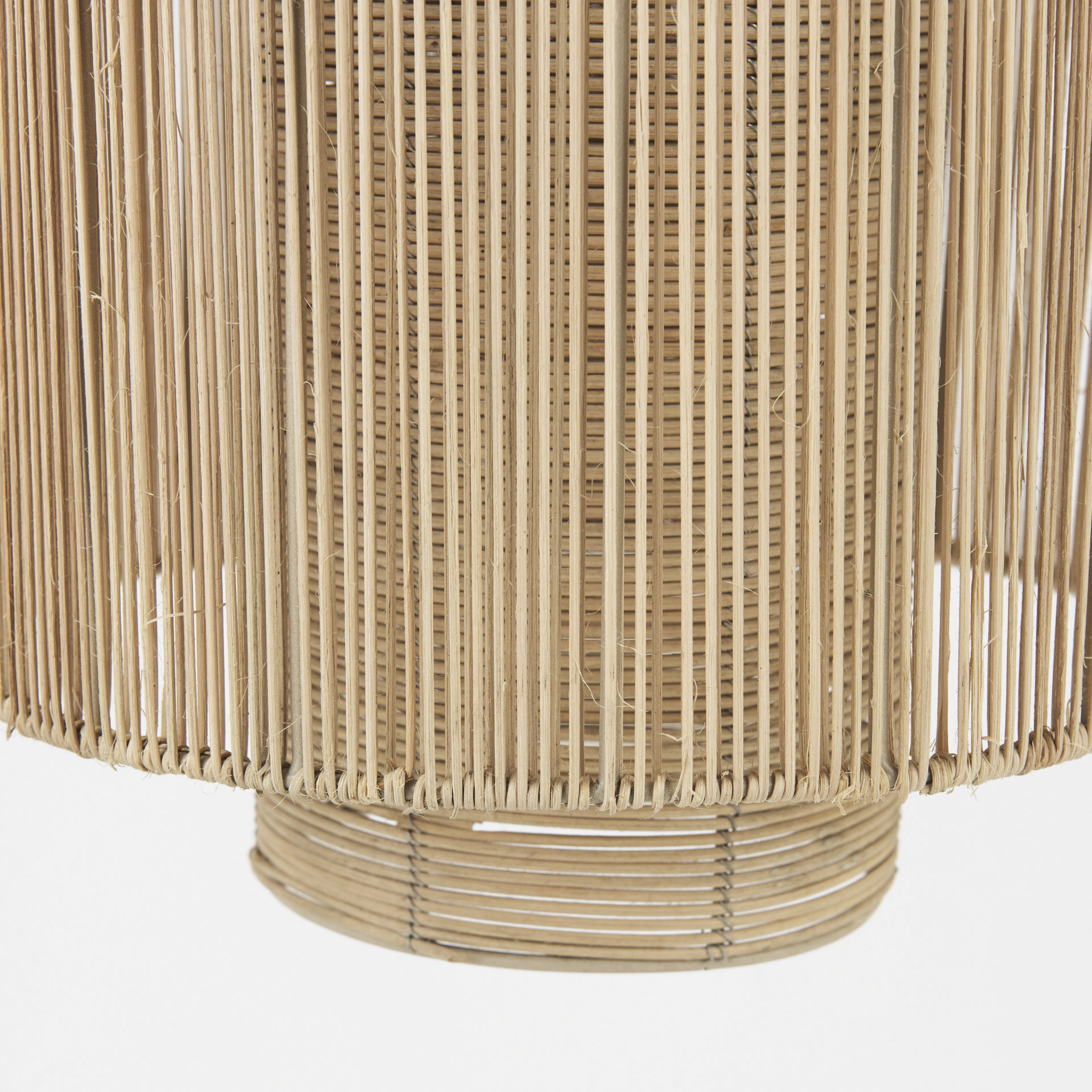 aviario 14.2 l x 14.2 w x 14.2 h natural cane cylindrical pendant light