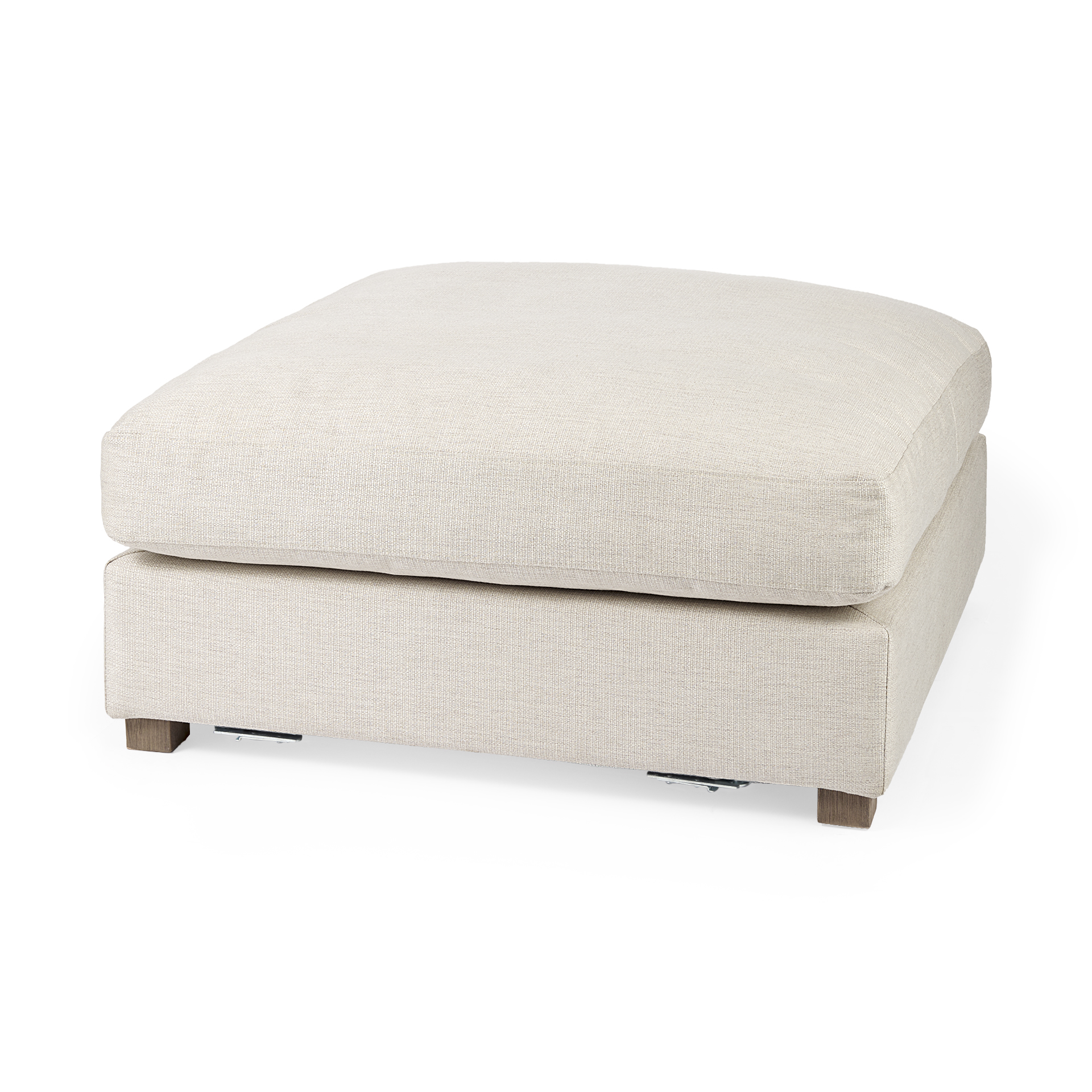 valence 38.6l x 38.6w x 17.7h beige full size ottoman sectional piece
