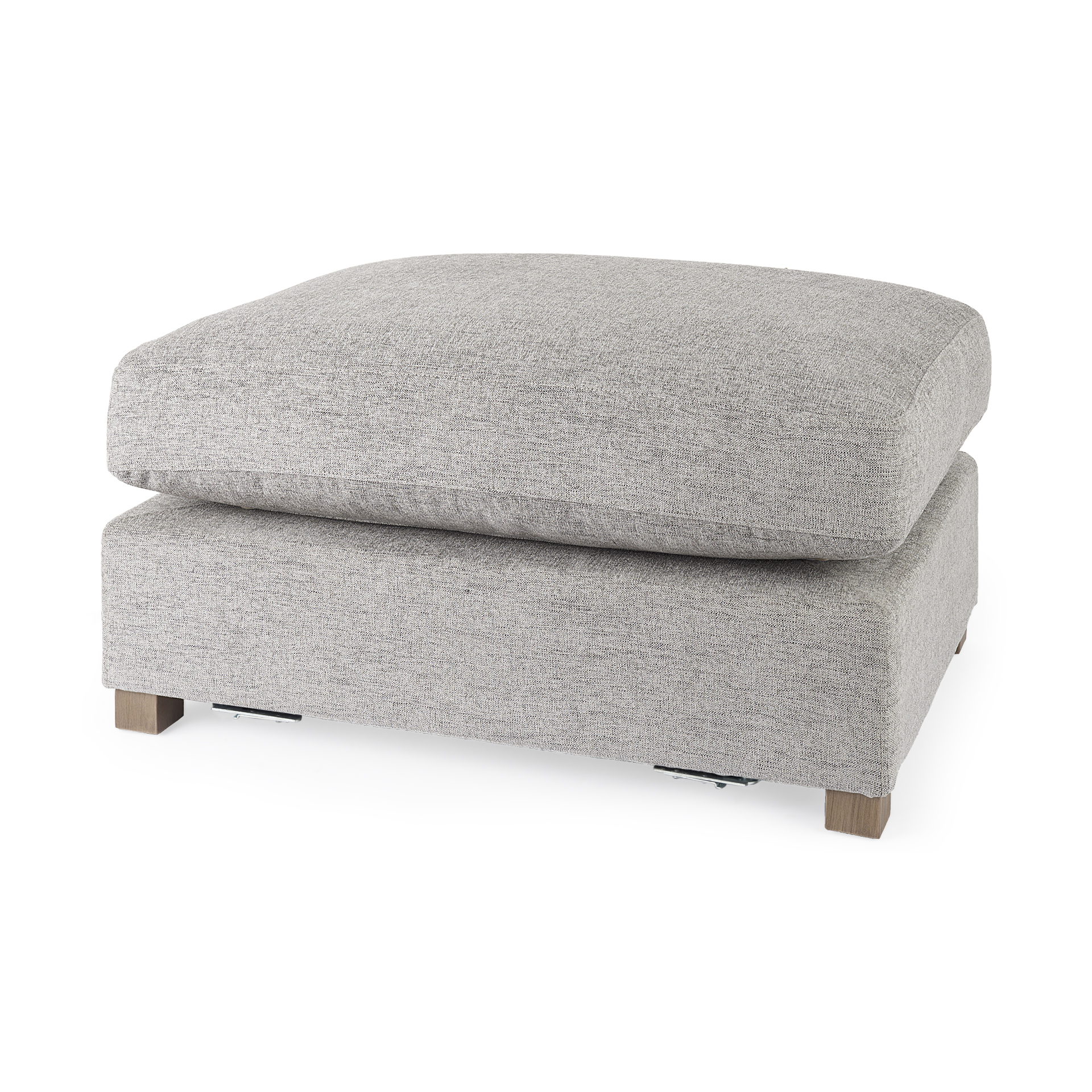 valence 38.6l x 26.0w x 17.7h medium gray 2/3 ottoman sectional piece