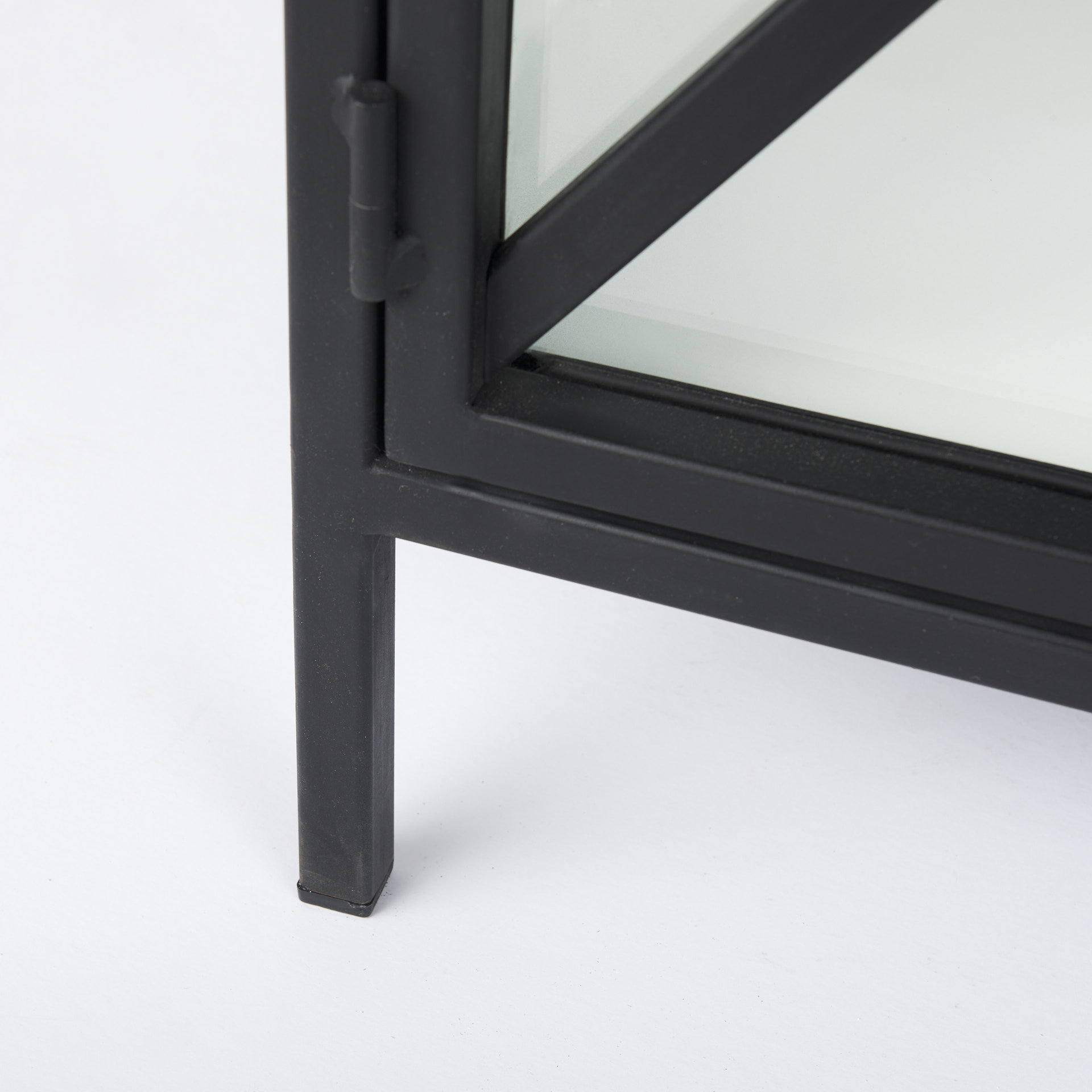 aurelia two door glass cabinet