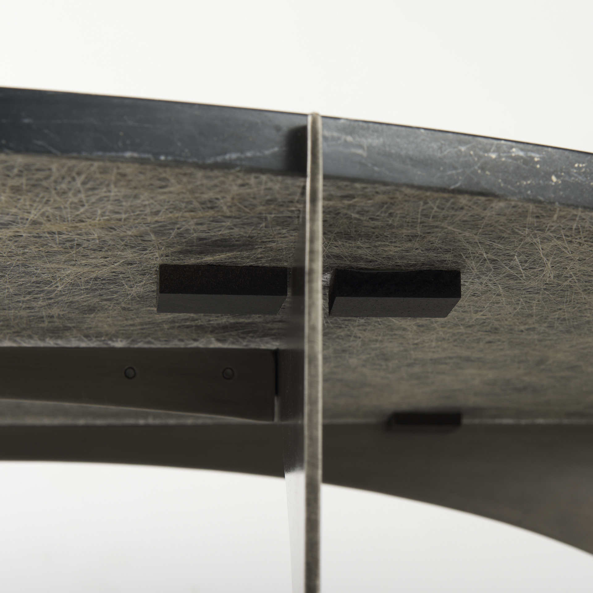 reinhold iii black marble top iron coffee table