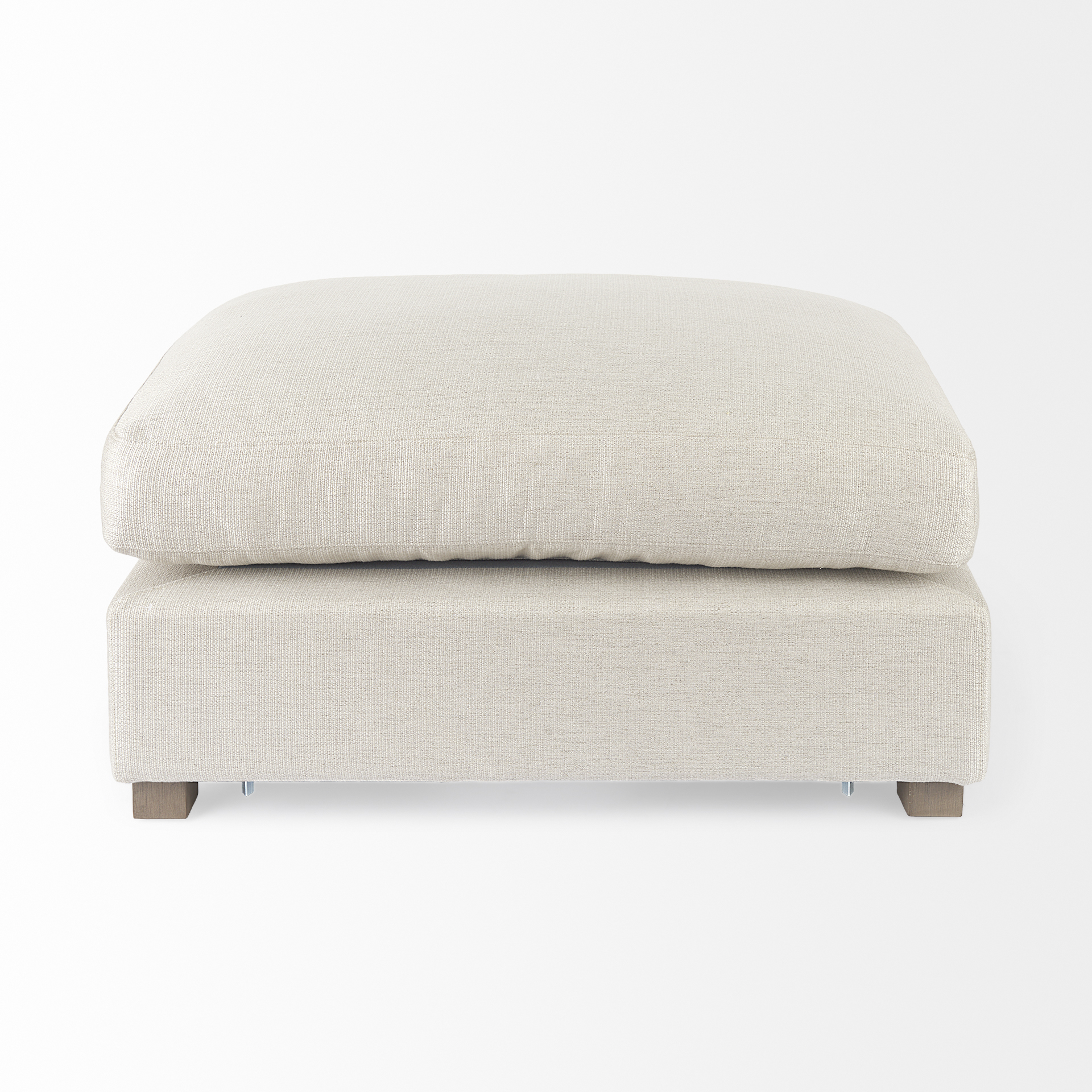 valence 38.6l x 26.0w x 17.7h beige 2/3 ottoman sectional piece