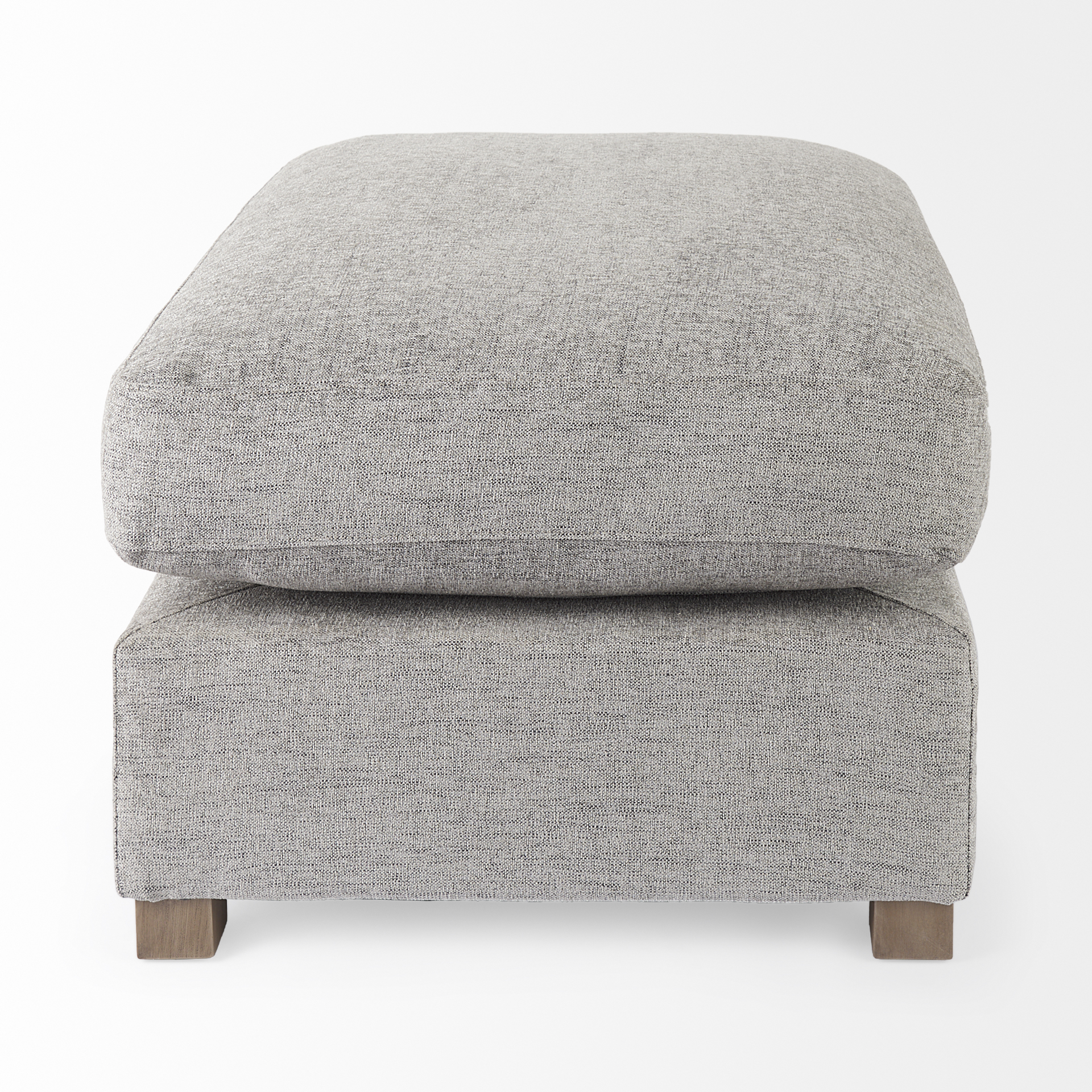 valence 38.6l x 26.0w x 17.7h medium gray 2/3 ottoman sectional piece
