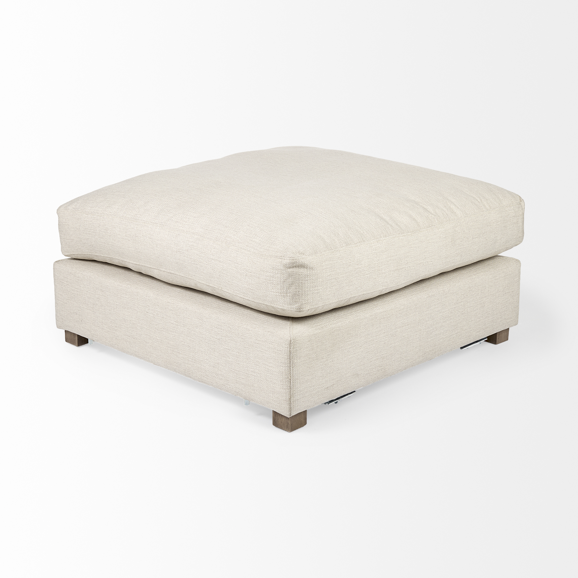 valence 38.6l x 38.6w x 17.7h beige full size ottoman sectional piece