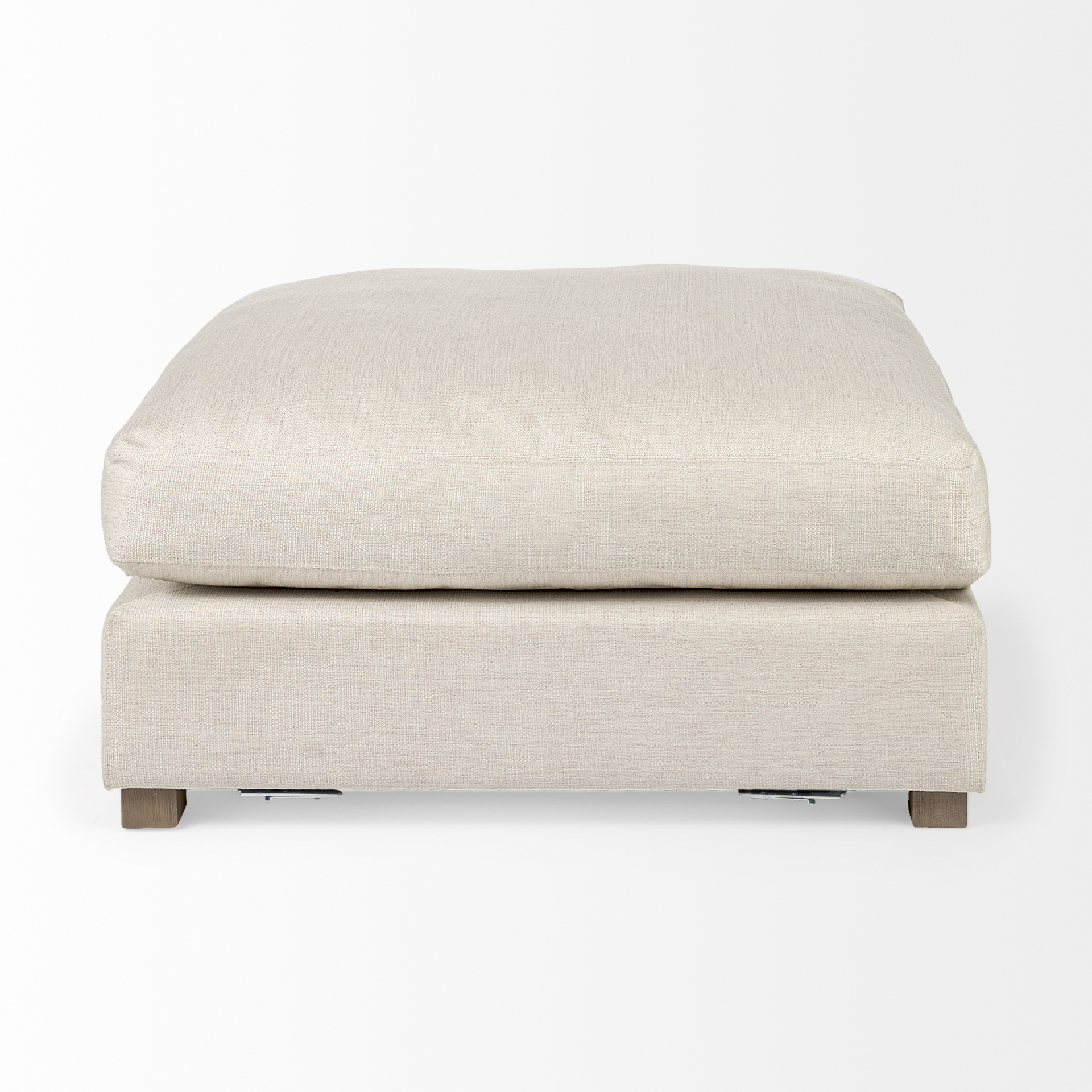 valence 38.6l x 38.6w x 17.7h beige full size ottoman sectional piece