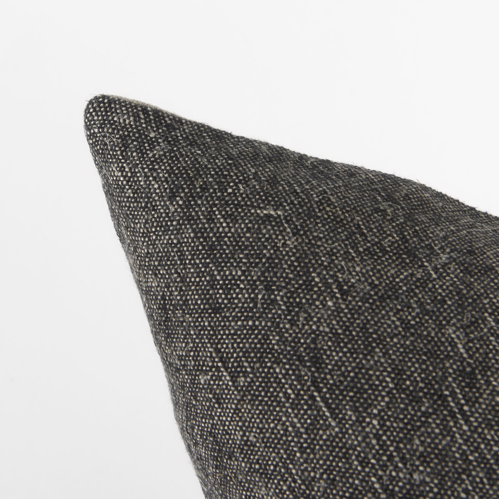 isolde 20l x 20w beige and black fabric color blocked decorative pillow cover