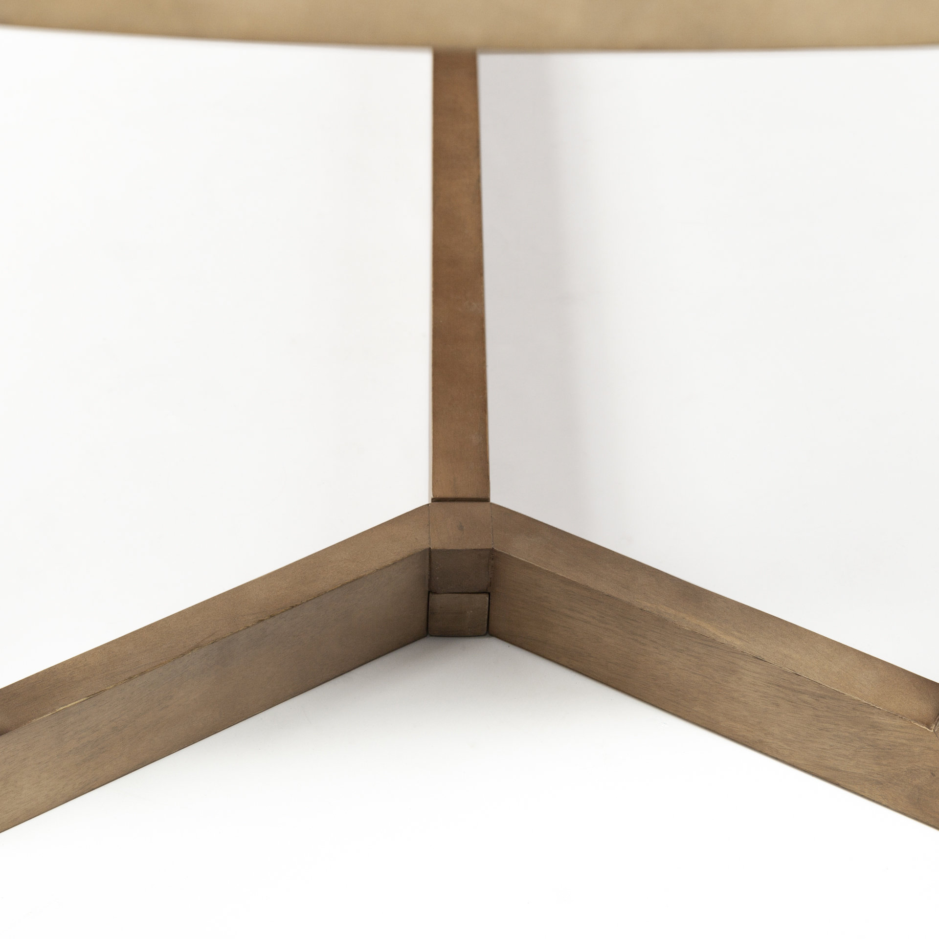 denver 91.5x38 rectangular brown solid wood top & base dining table