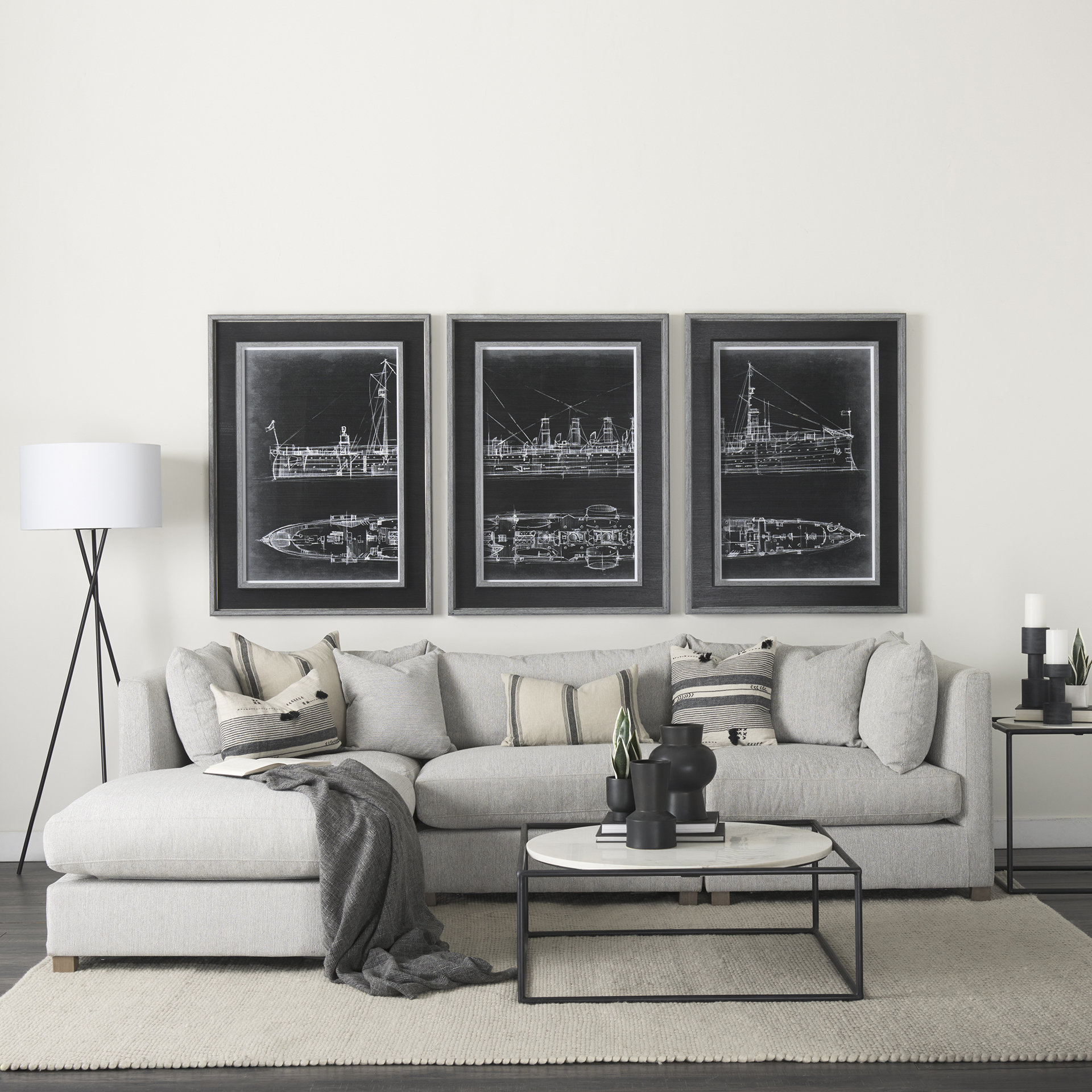 valence light gray throw pillow sectional piece
