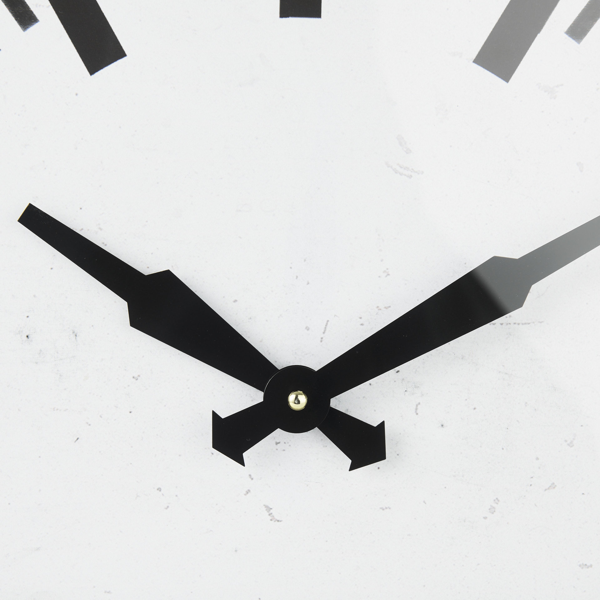 felix gray metal square table clock