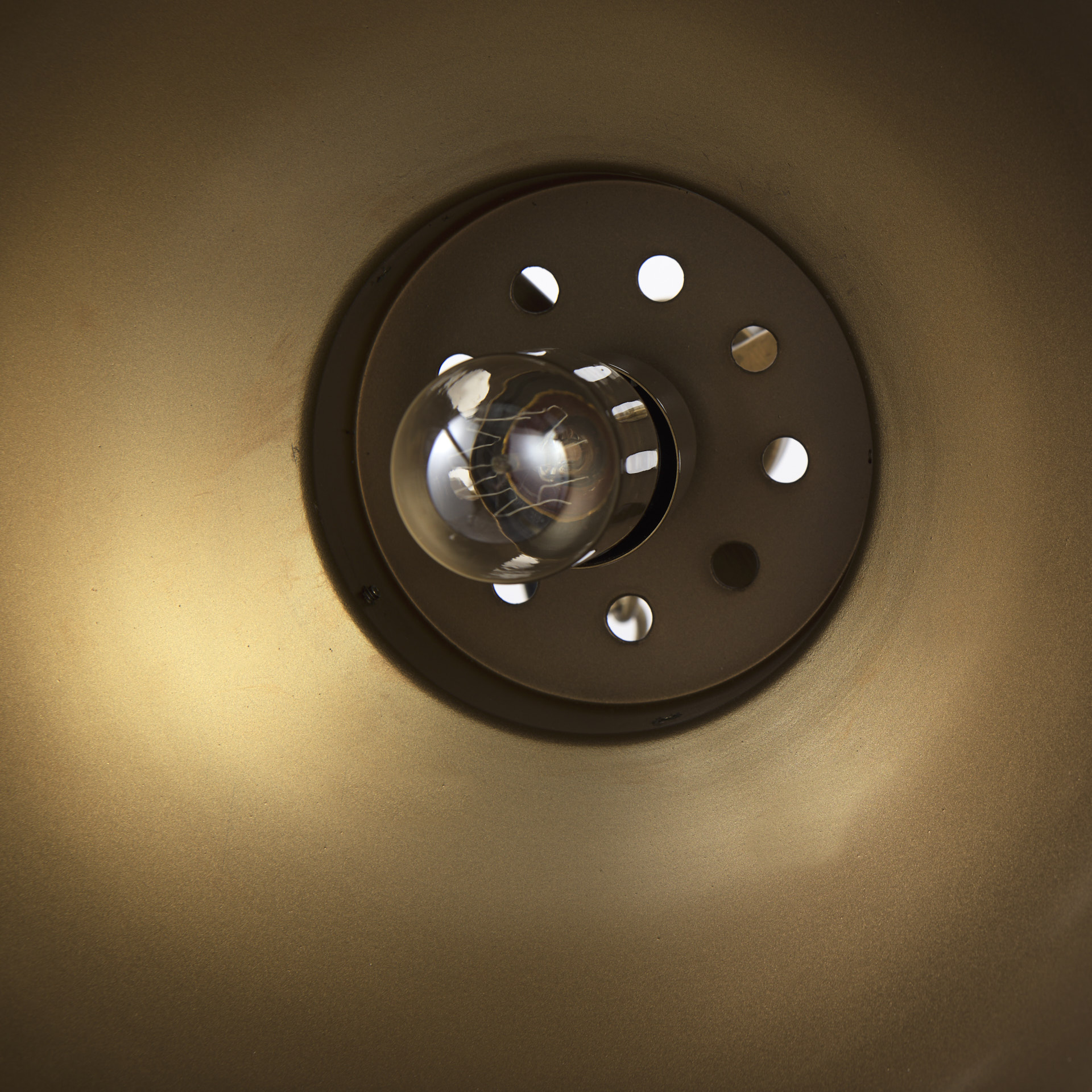 leighton i 15x20 gold toned metal spherical pendant light