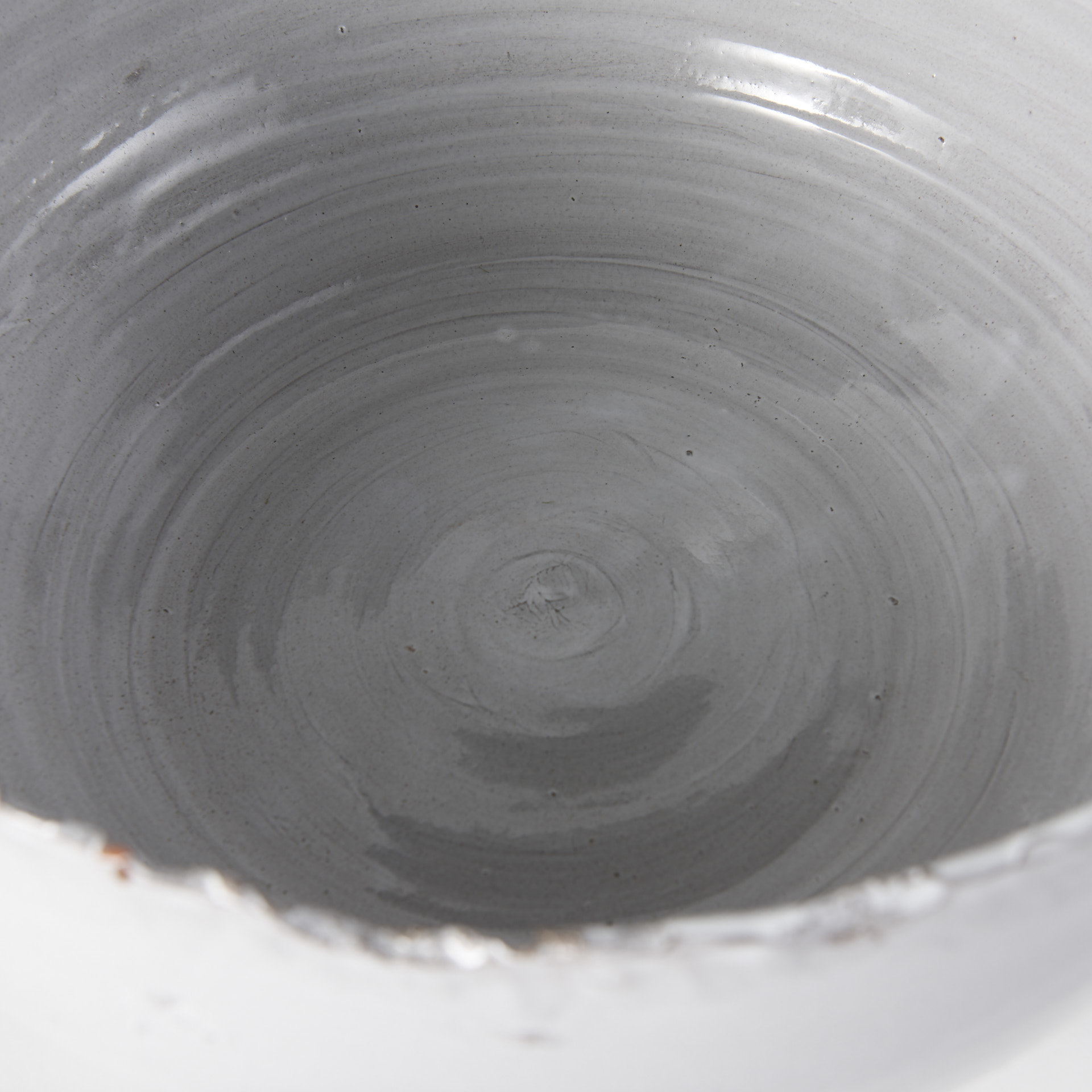 larsen 13l x 13w white ceramic large decorative bowl