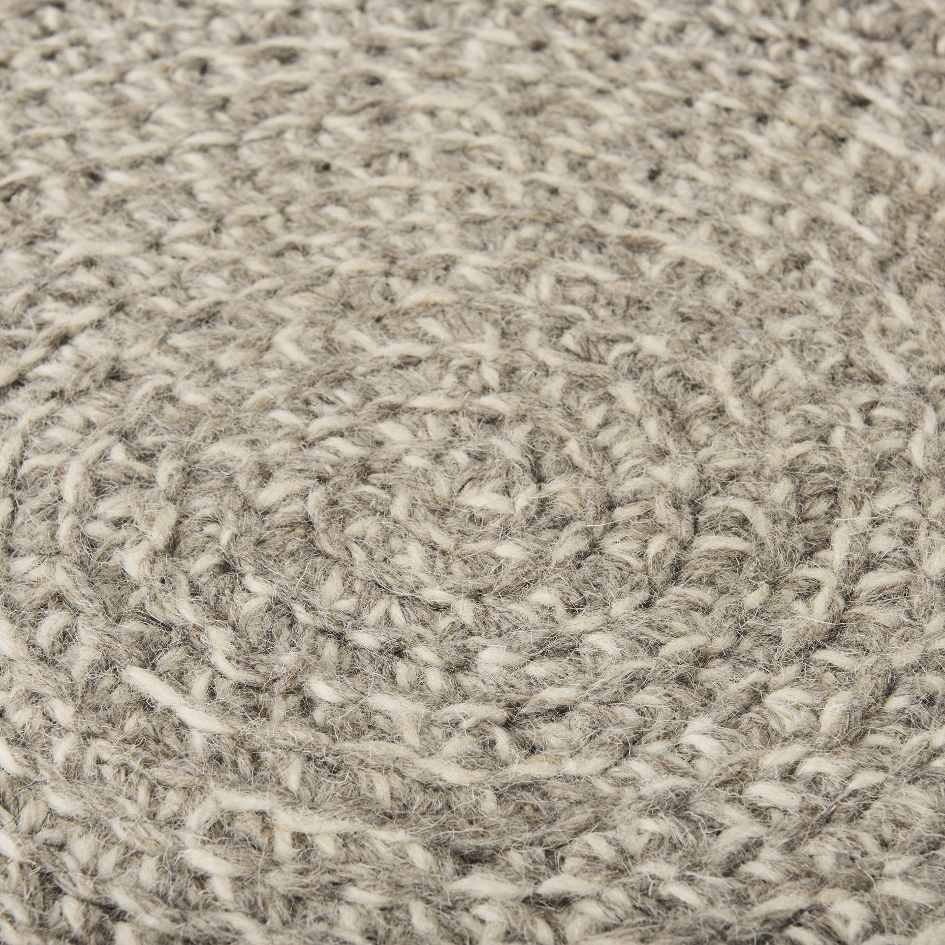 bina 24.0l x 24.0w x 14.0h light gray 4 legged wool stool
