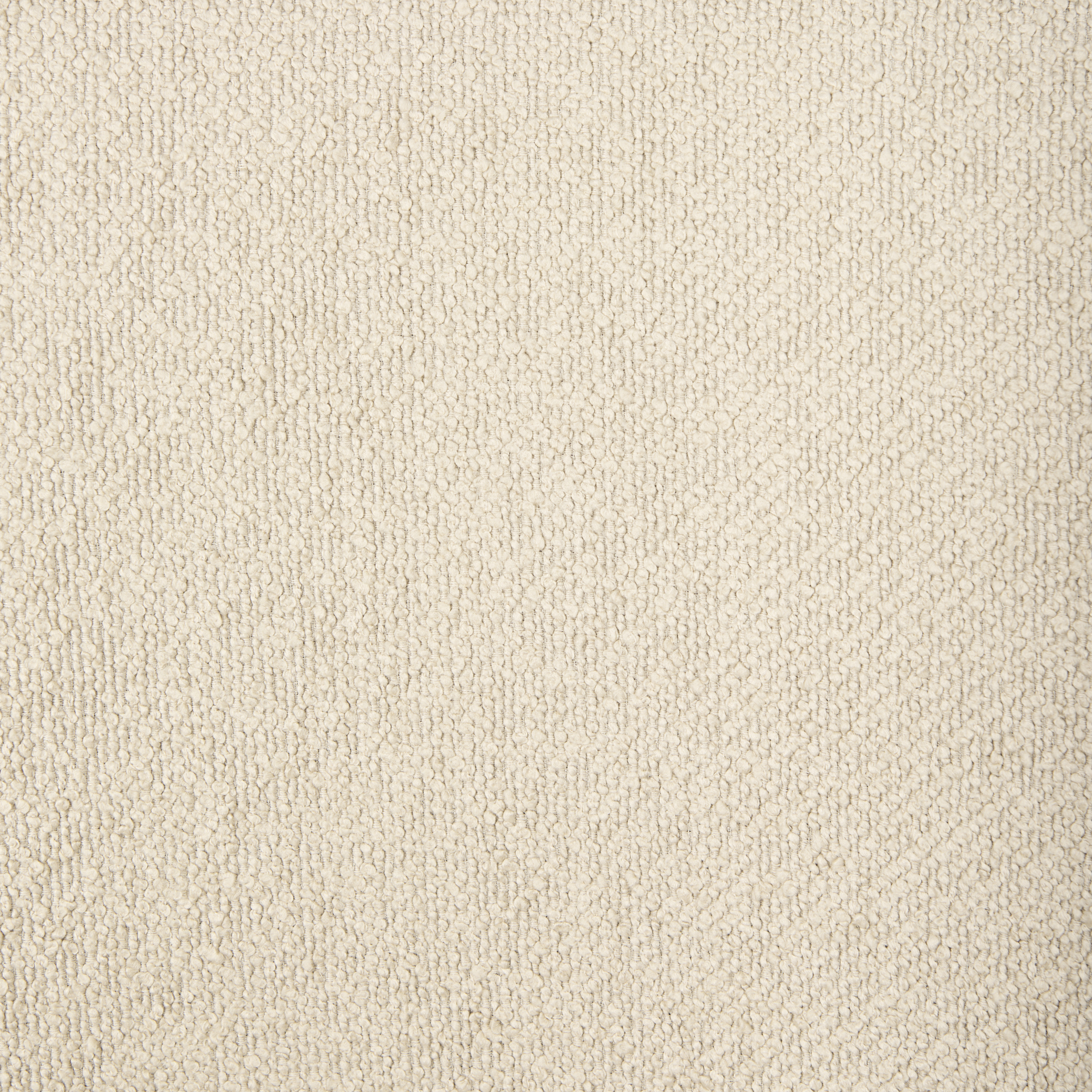 westan cream boucle fabric w/light brown wood accent chair