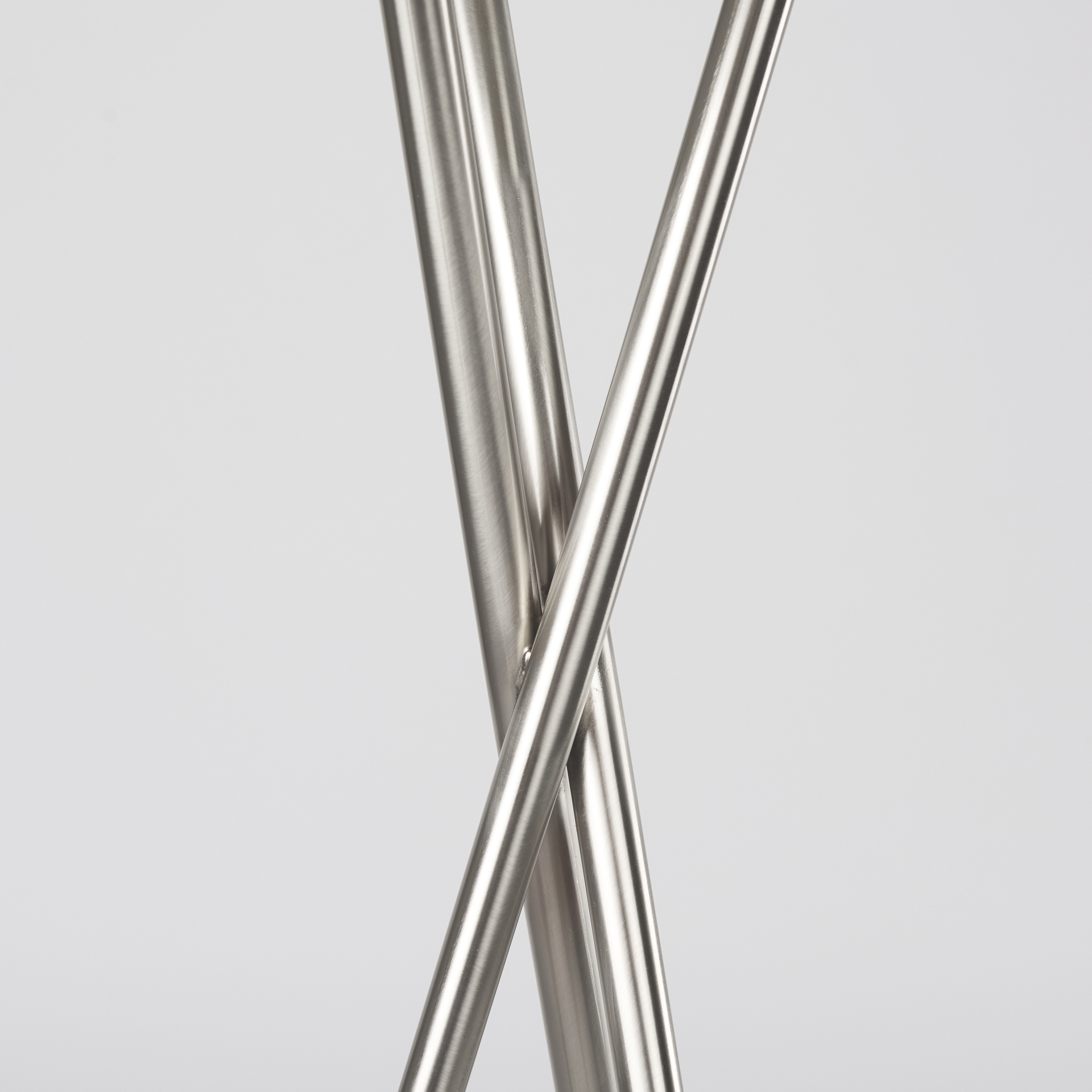 ambrose 20.0l x 20.0w x 61.8h silver metal w/beige fabric shade floor lamp