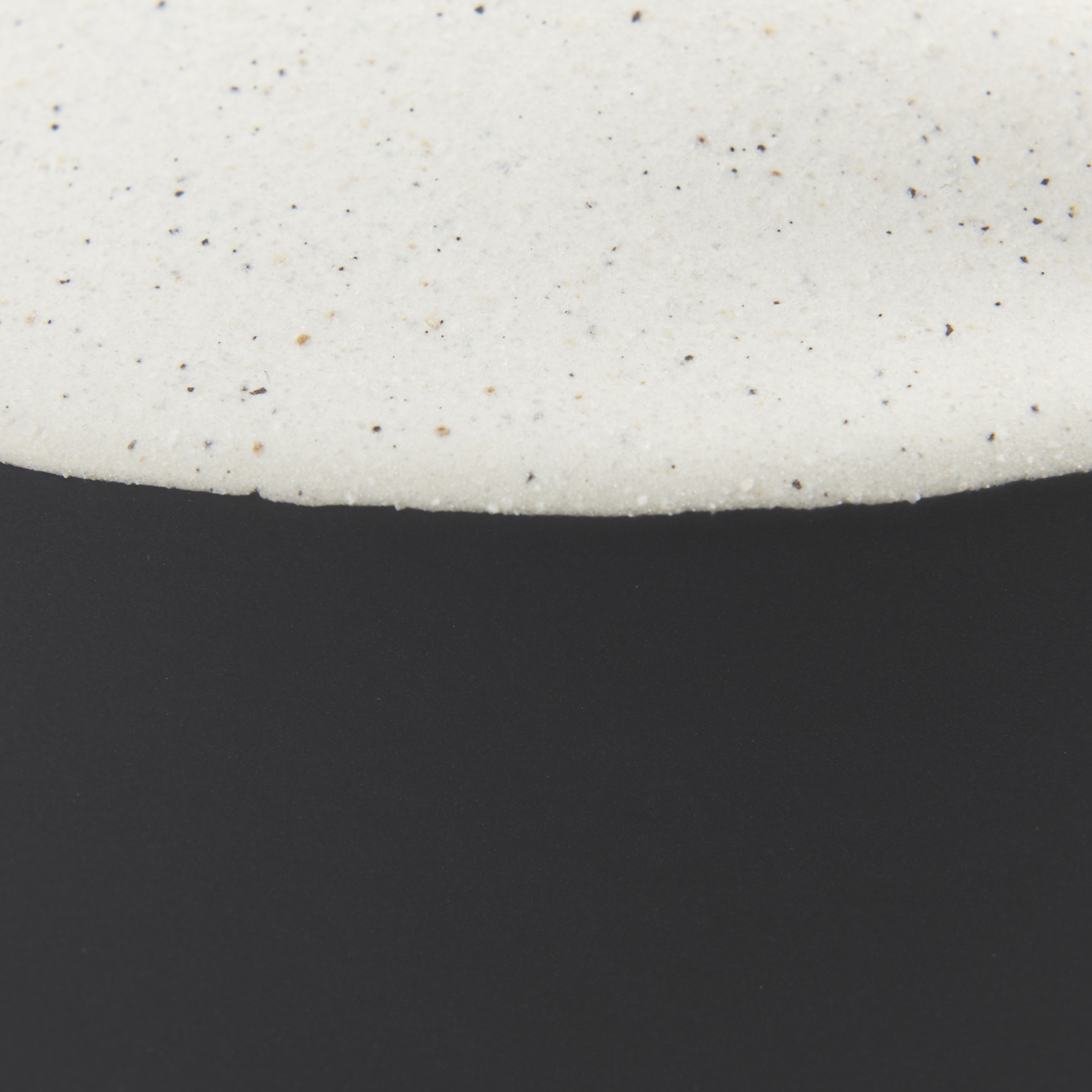 Burton 11.6H Medium White and Black Ceramic Jug Vase