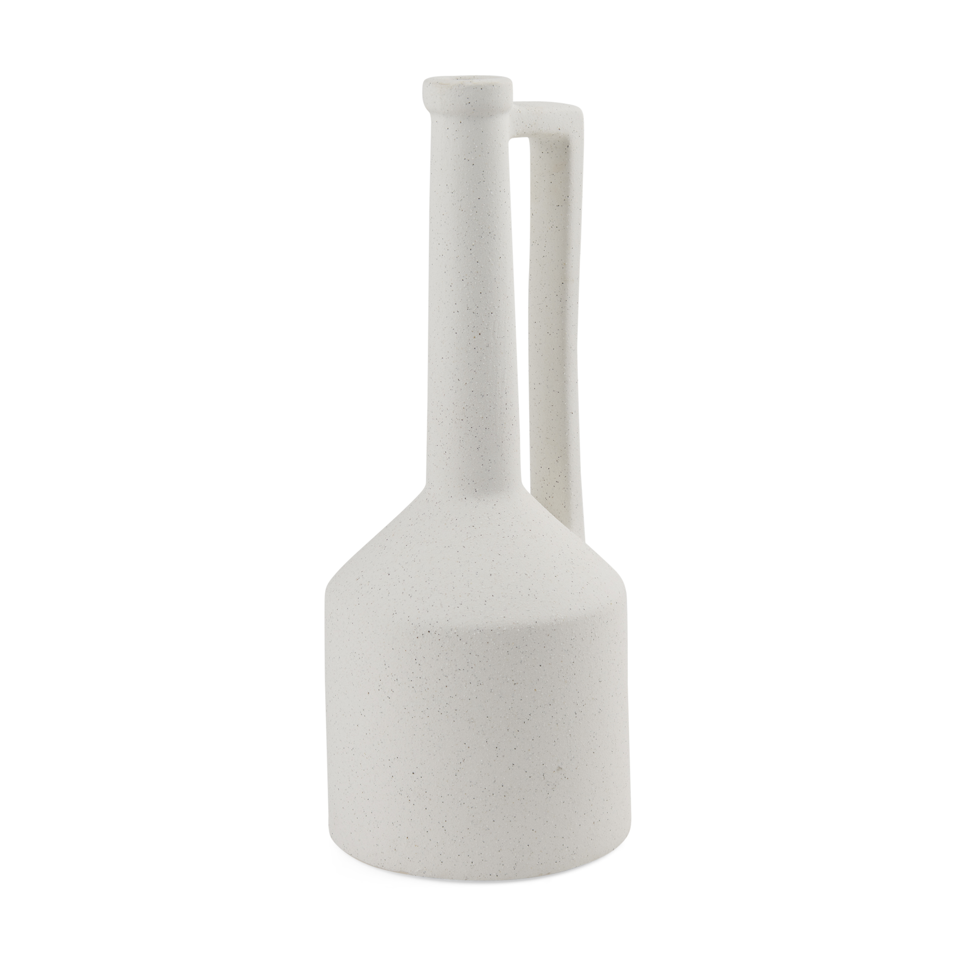 burton 17.1h large white ceramic jug vase