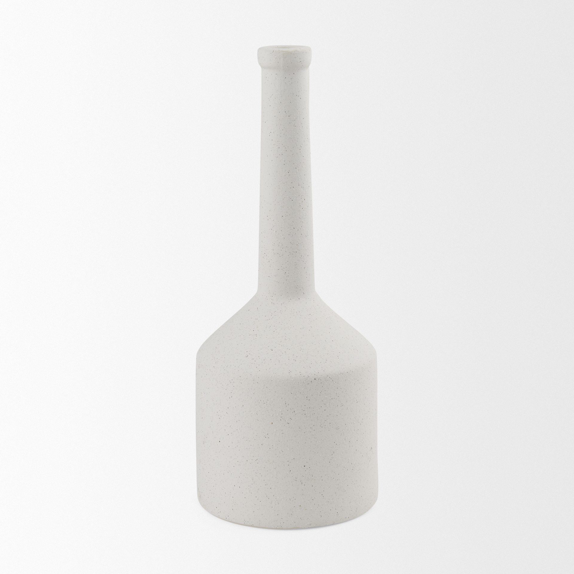 burton 17.1h large white ceramic jug vase