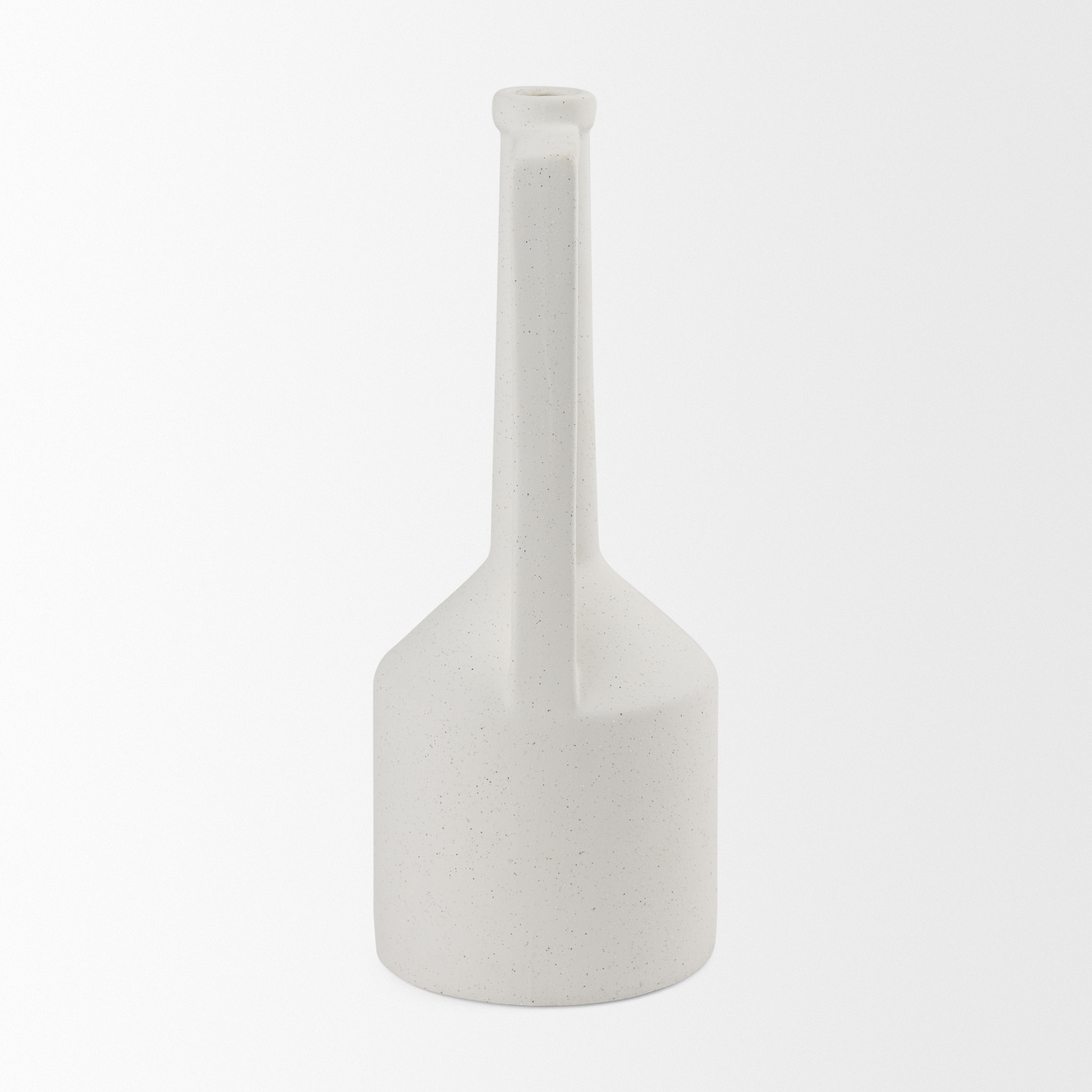 burton 17.1h large white ceramic jug vase