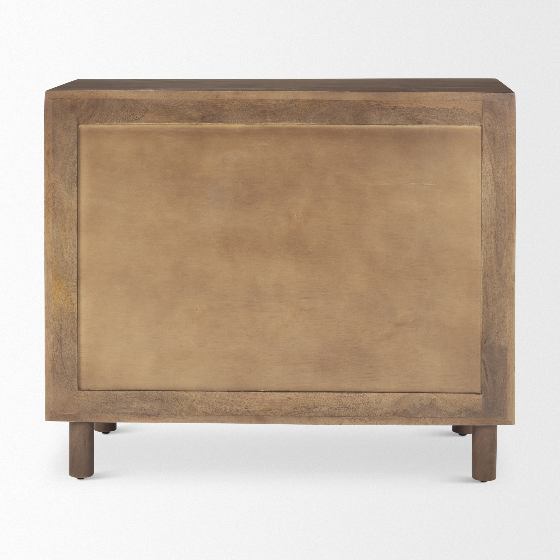 astrid 36l x 17w x 30.3h medium brown solid wood 3 drawer cabinet