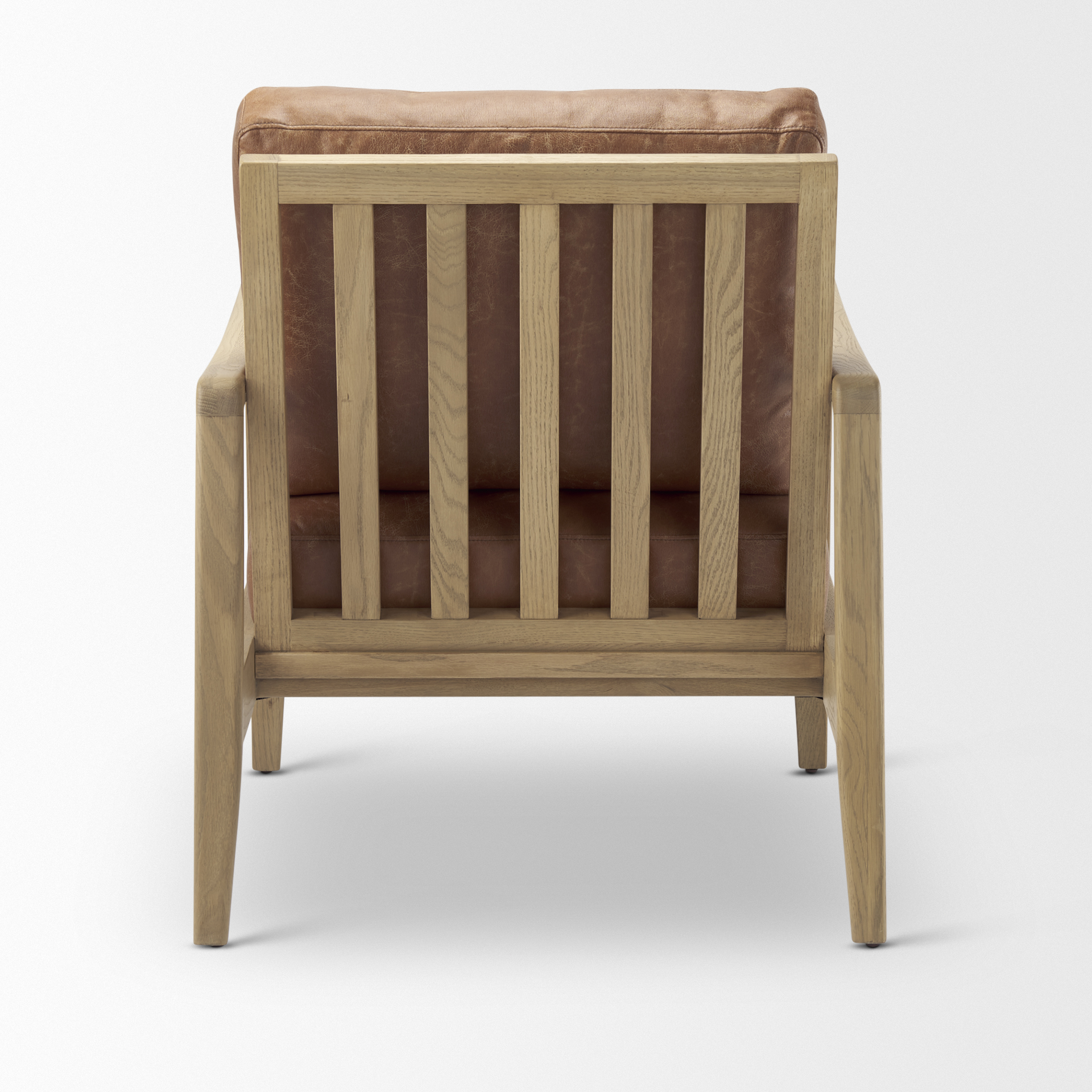 raeleigh tan faux leather accent chair