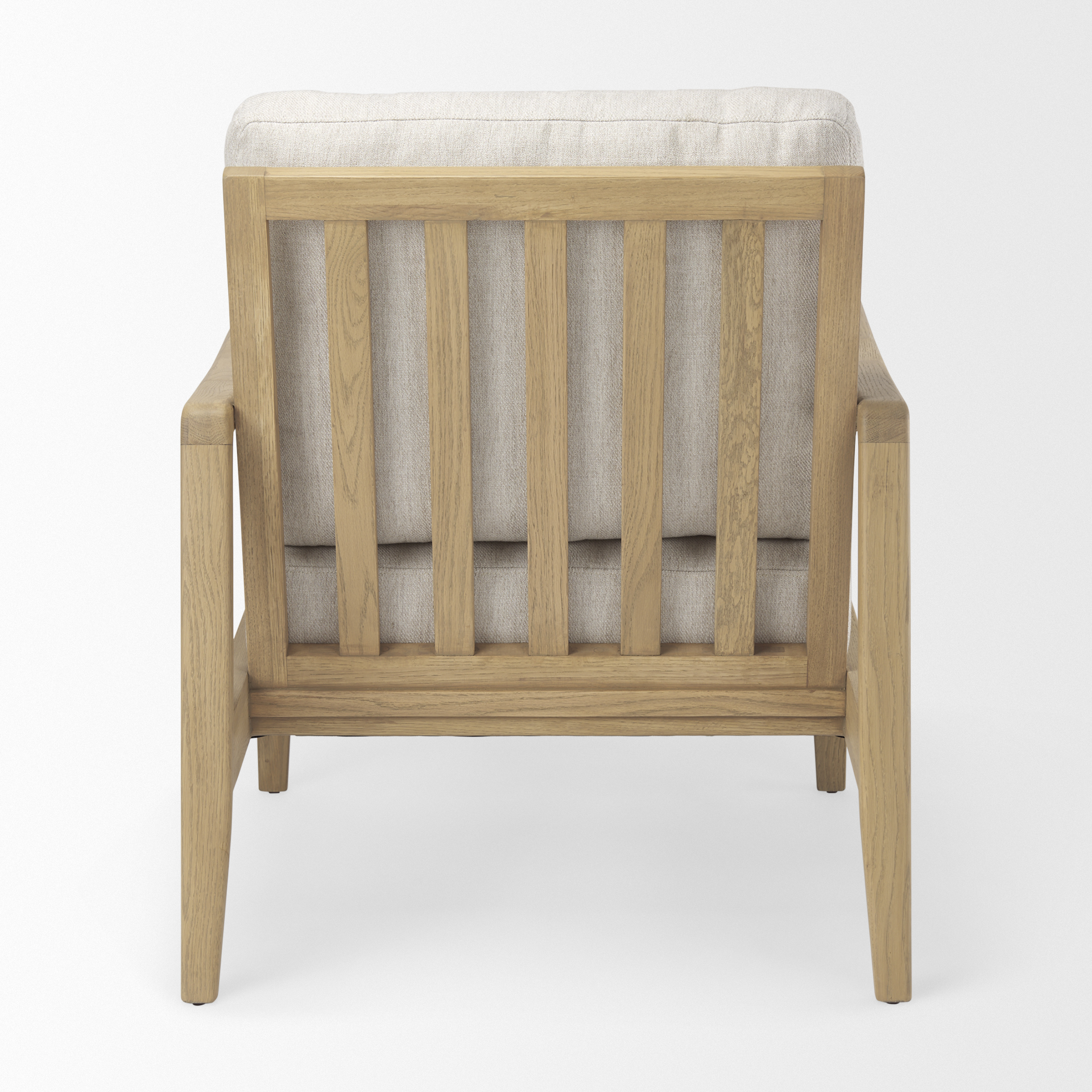 raeleigh 28.0l x 34.1w x 34.4h cream fabric w/light brown wood accent chair