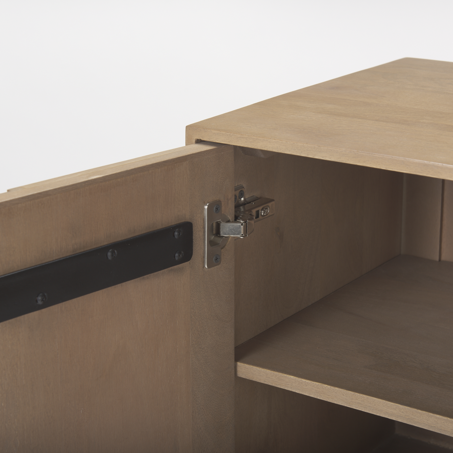 sable 37.0l x 17.0w x 30.5h light brown wood accent cabinet