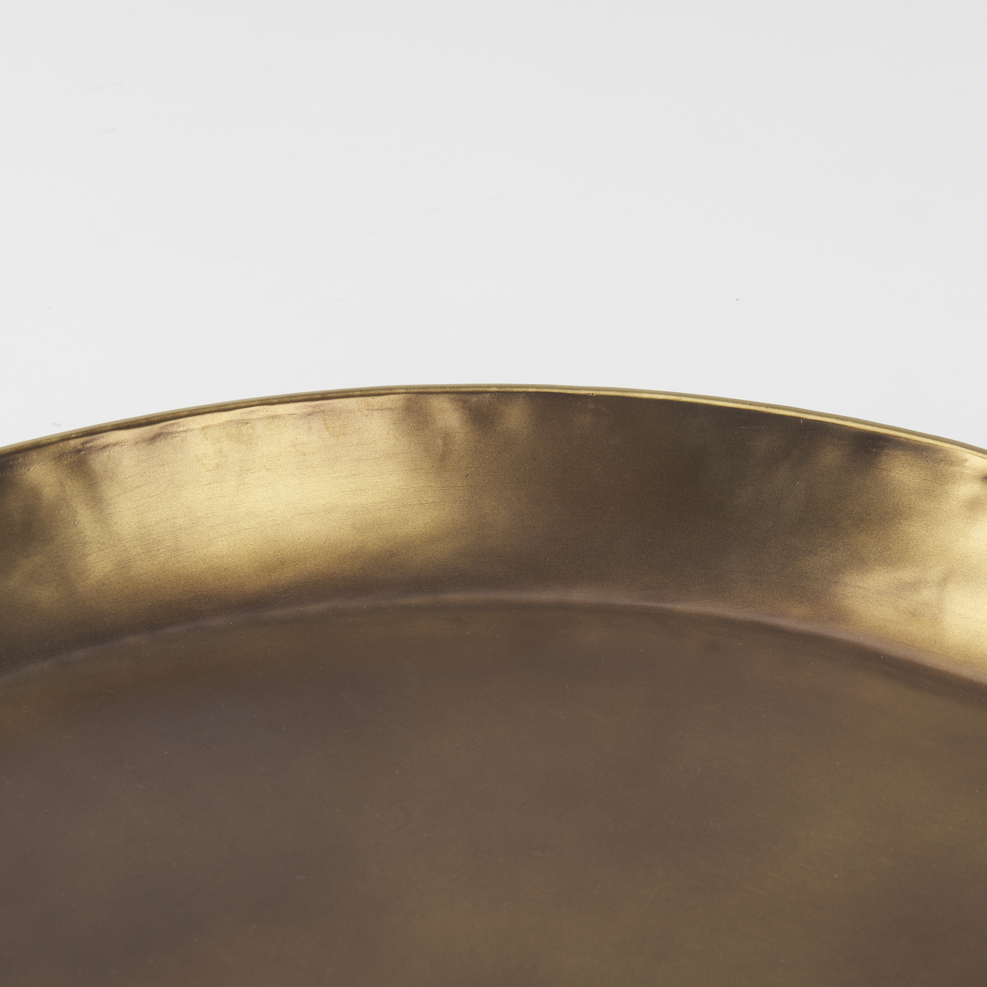 eagan 24.0l x 24.0w x 2.0h brass aluminium tray large