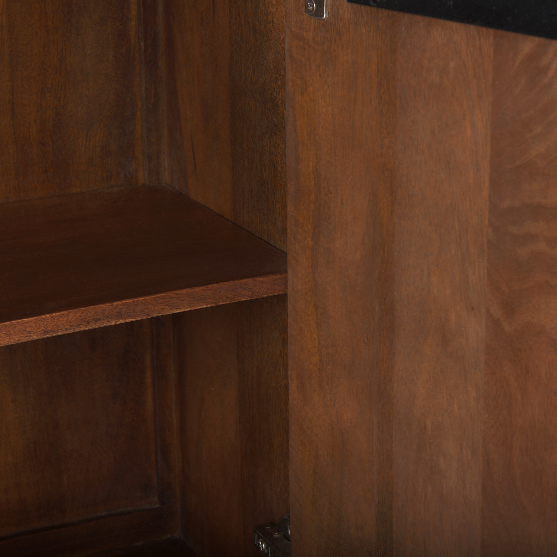lance 70.0l x 15.0w x 32.0h medium brown solid wood sideboard