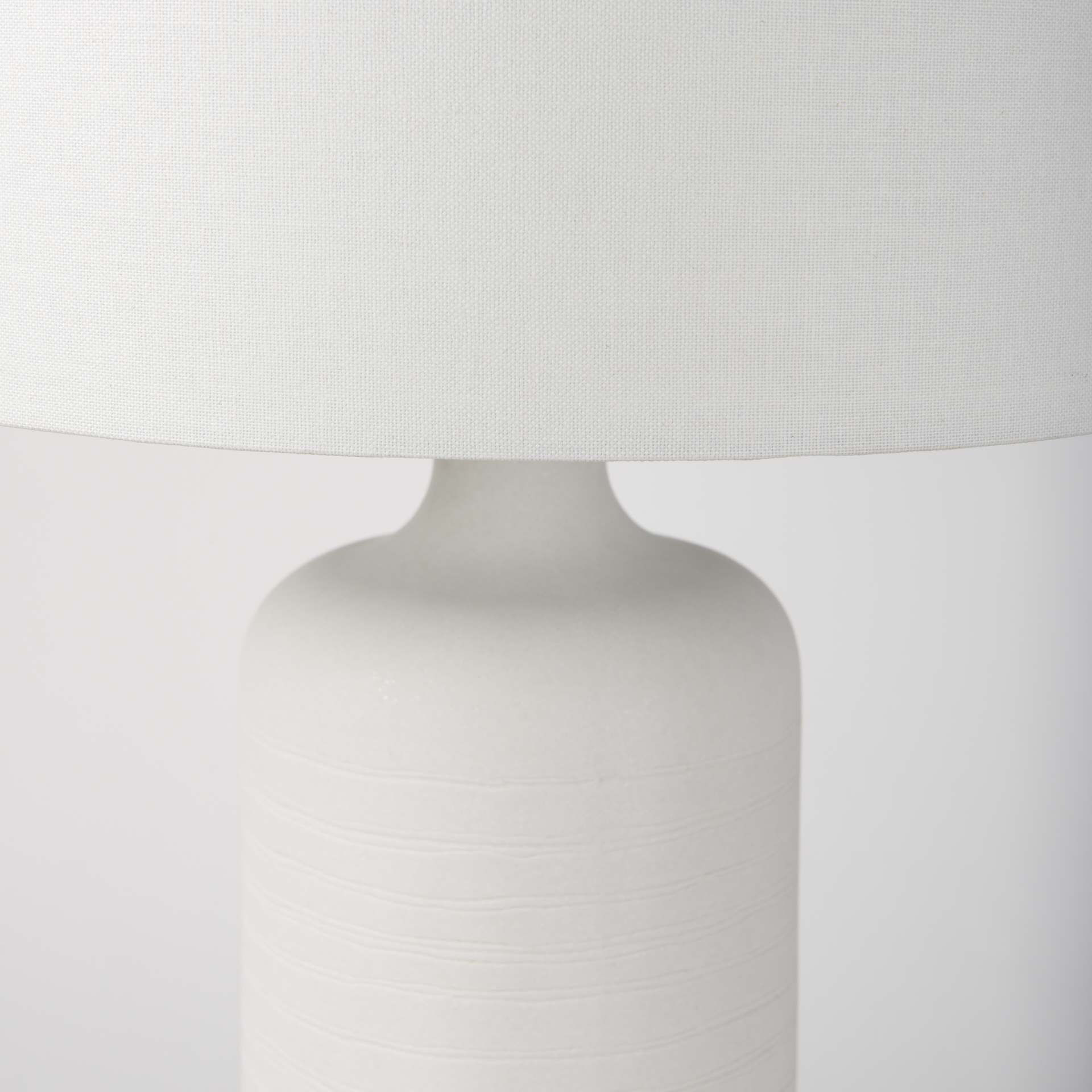 melanie 17.0l x 17.0w x 30.5h white shade w/white base table lamp