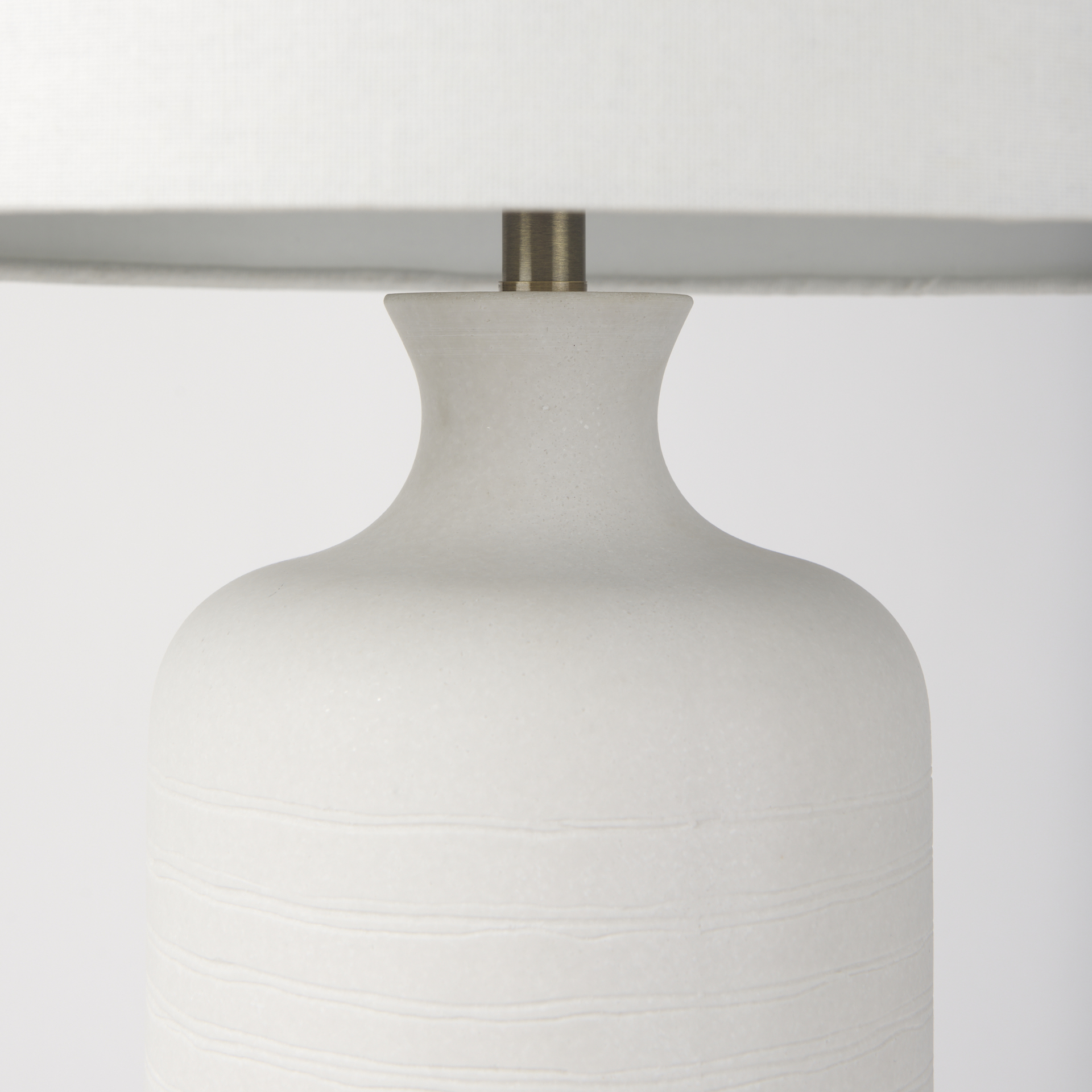 melanie 17.0l x 17.0w x 30.5h white shade w/white base table lamp