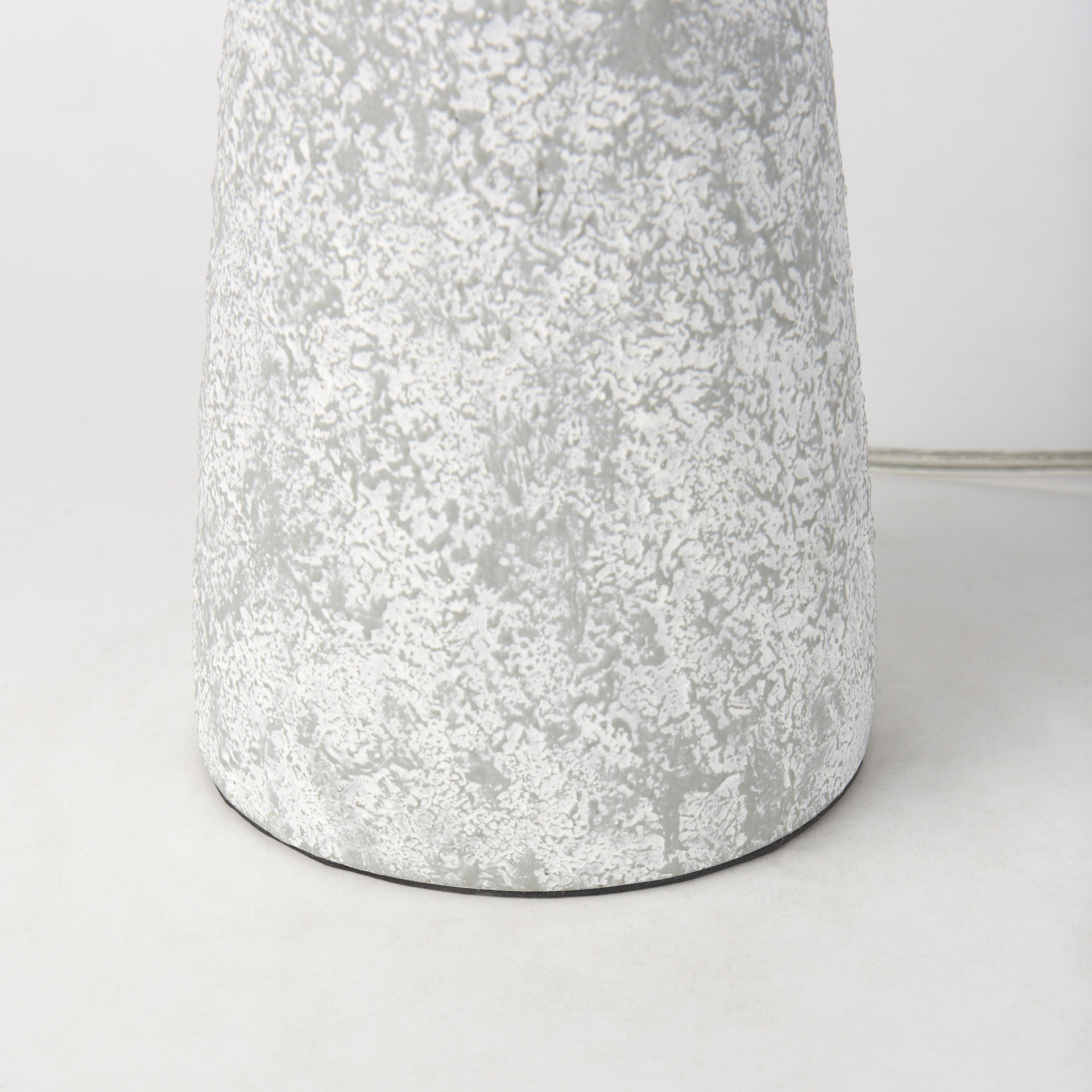 julia 16.0l x 16.0w x 27.0h gray antique painted cement table lamp