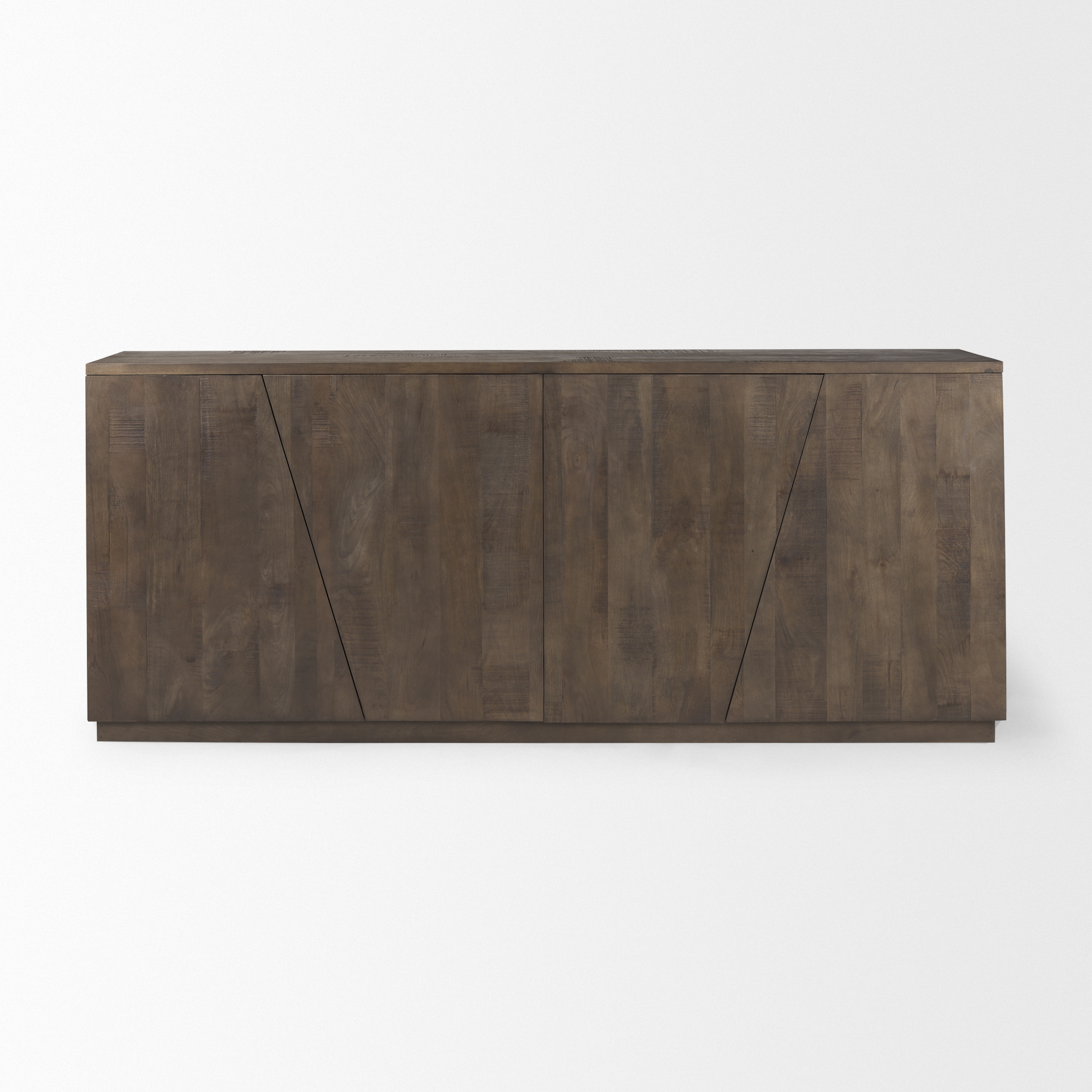 west 82.0l x 18.0w x 34.0h wooden angular sideboard