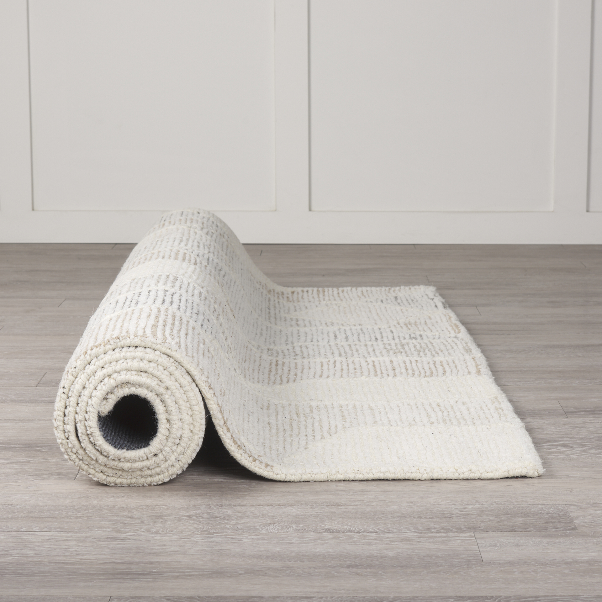 kolt 5x8 neutral geometric patterned wool area rug
